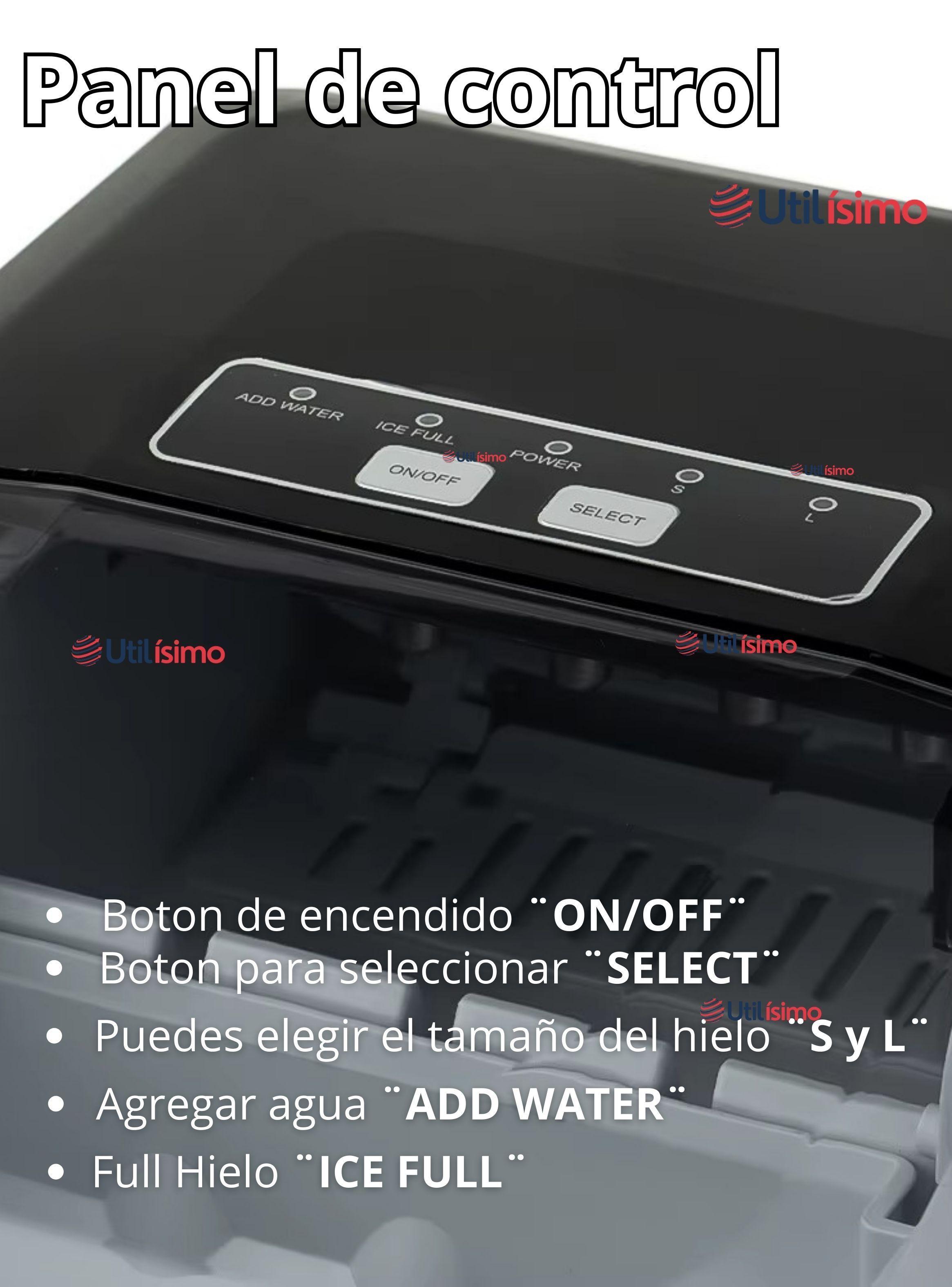 Maquina De Hielo Portátil y Potente para Hogar Premium-6