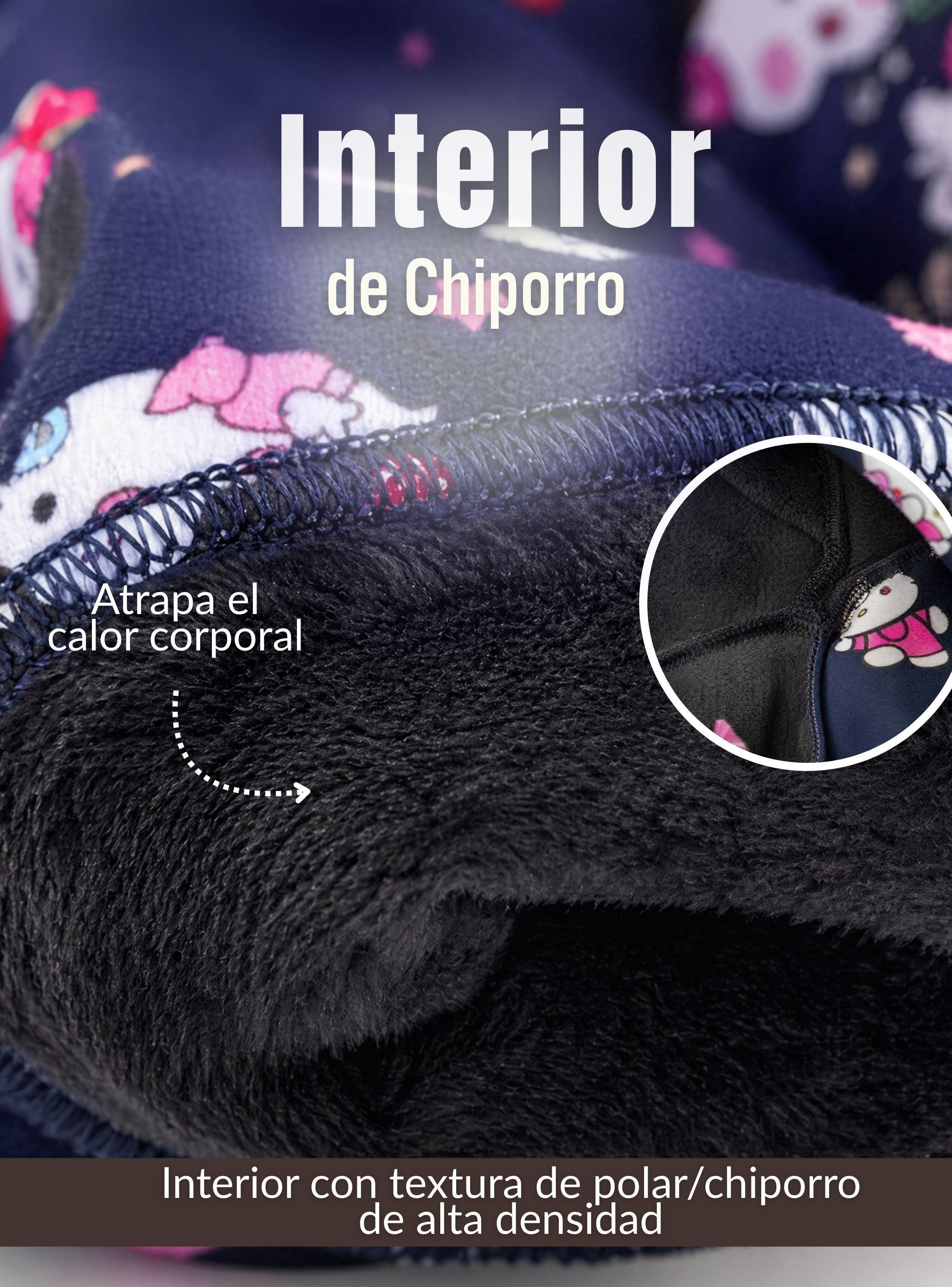 Pantalón Palazzo Polar Con Chiporro Buzo Niña Colores Surtidos Hello Kitty Kuromi My Melody-5