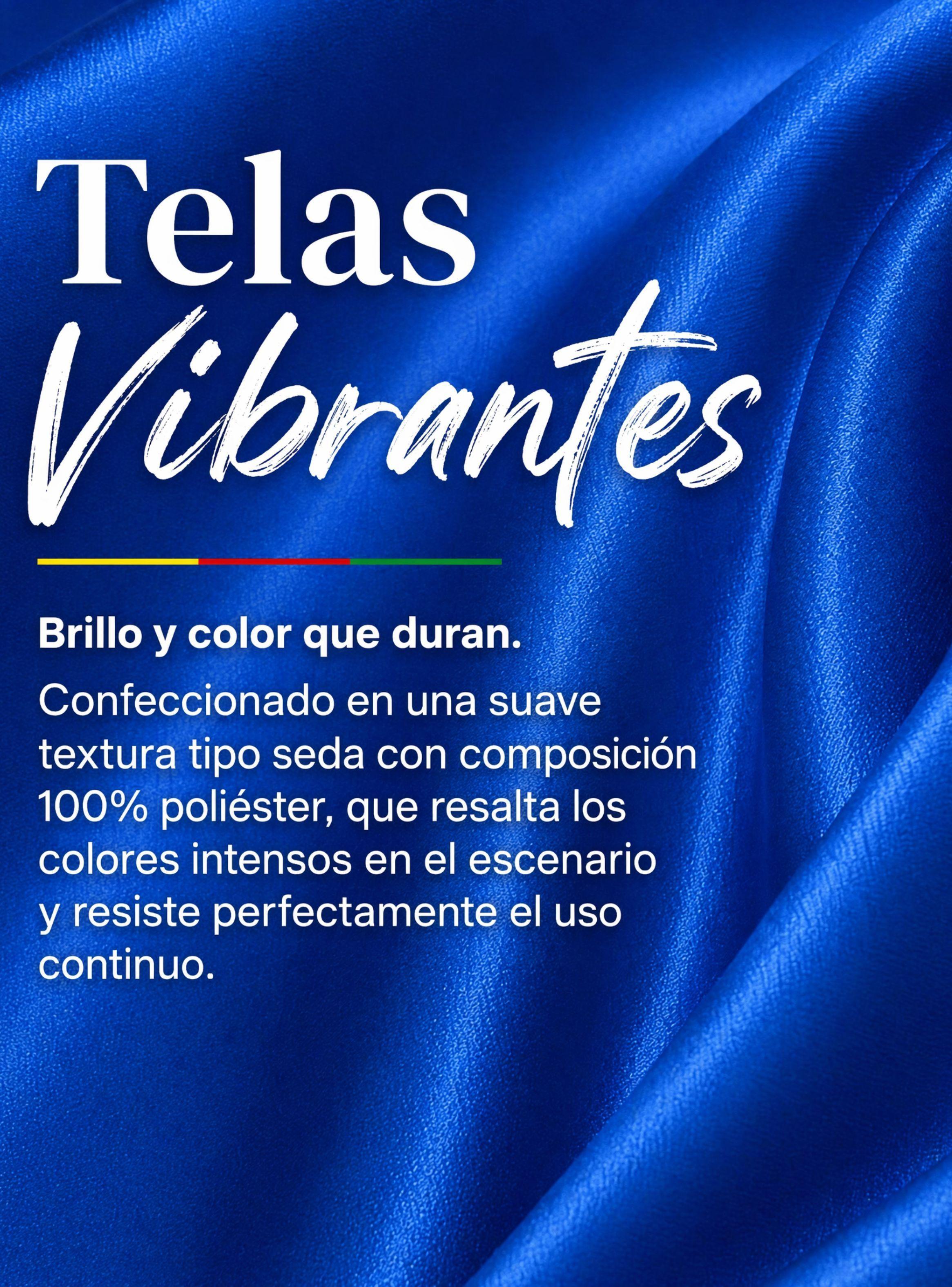 Traje Nortino Niña Azul 4 Piezas Con Polera Baile Típico Fiestas Patrias-6