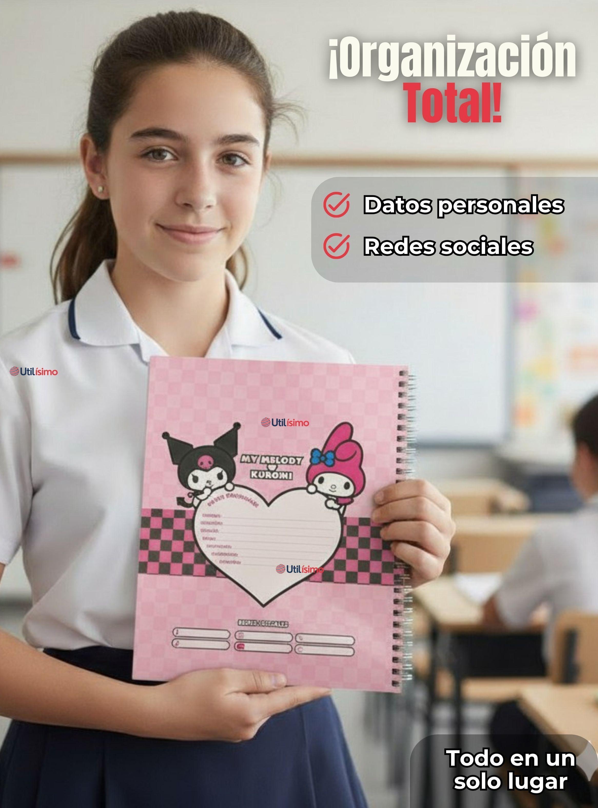 Pack 10 Cuadernos Universitario My Melody & Kuromi Proarte 7mm 100 Hojas Diseño Surtido-6