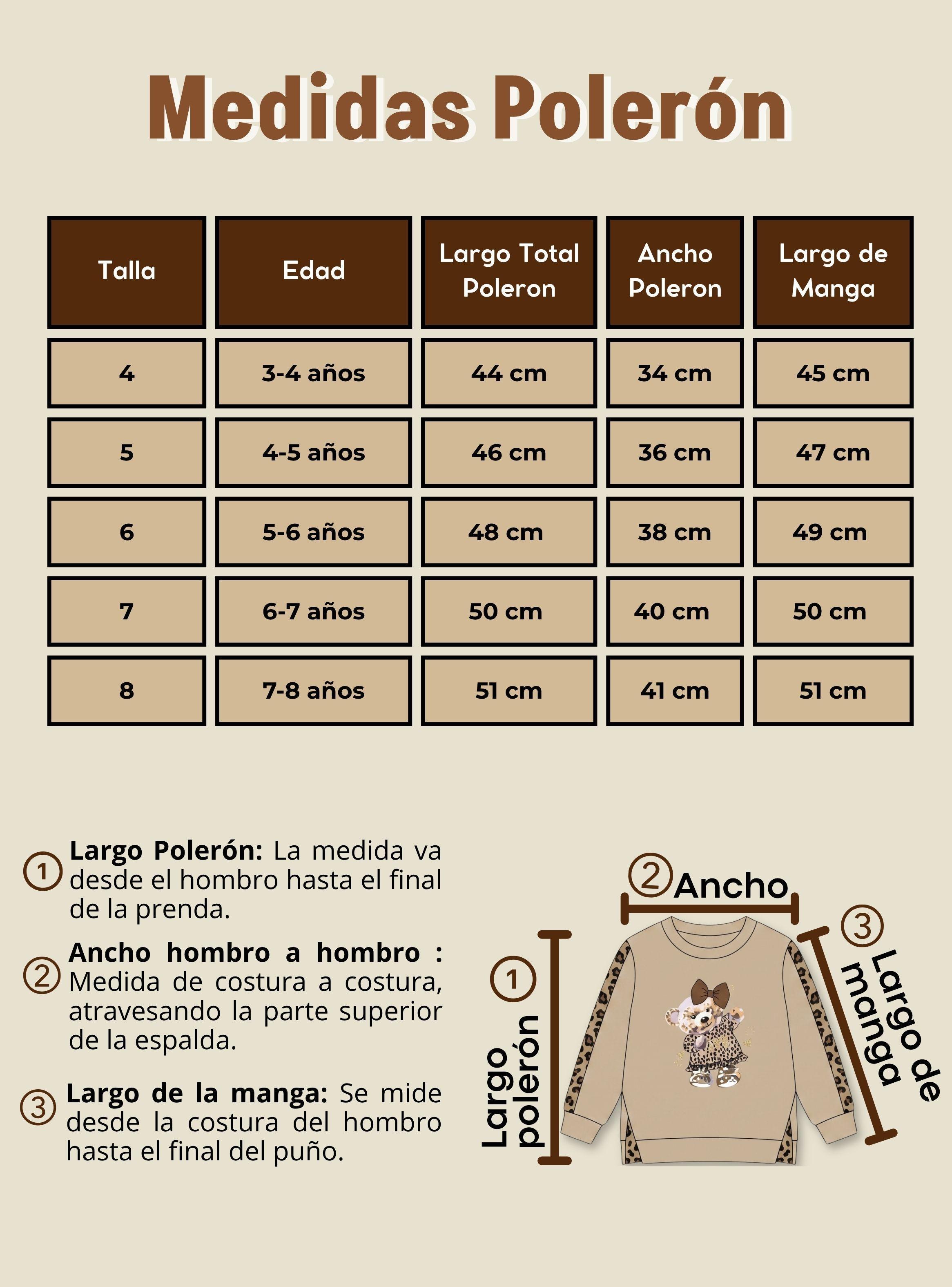 Conjunto 2 Piezas Buzo Pantalón Y Polerón Beige Osito de Niñas-3