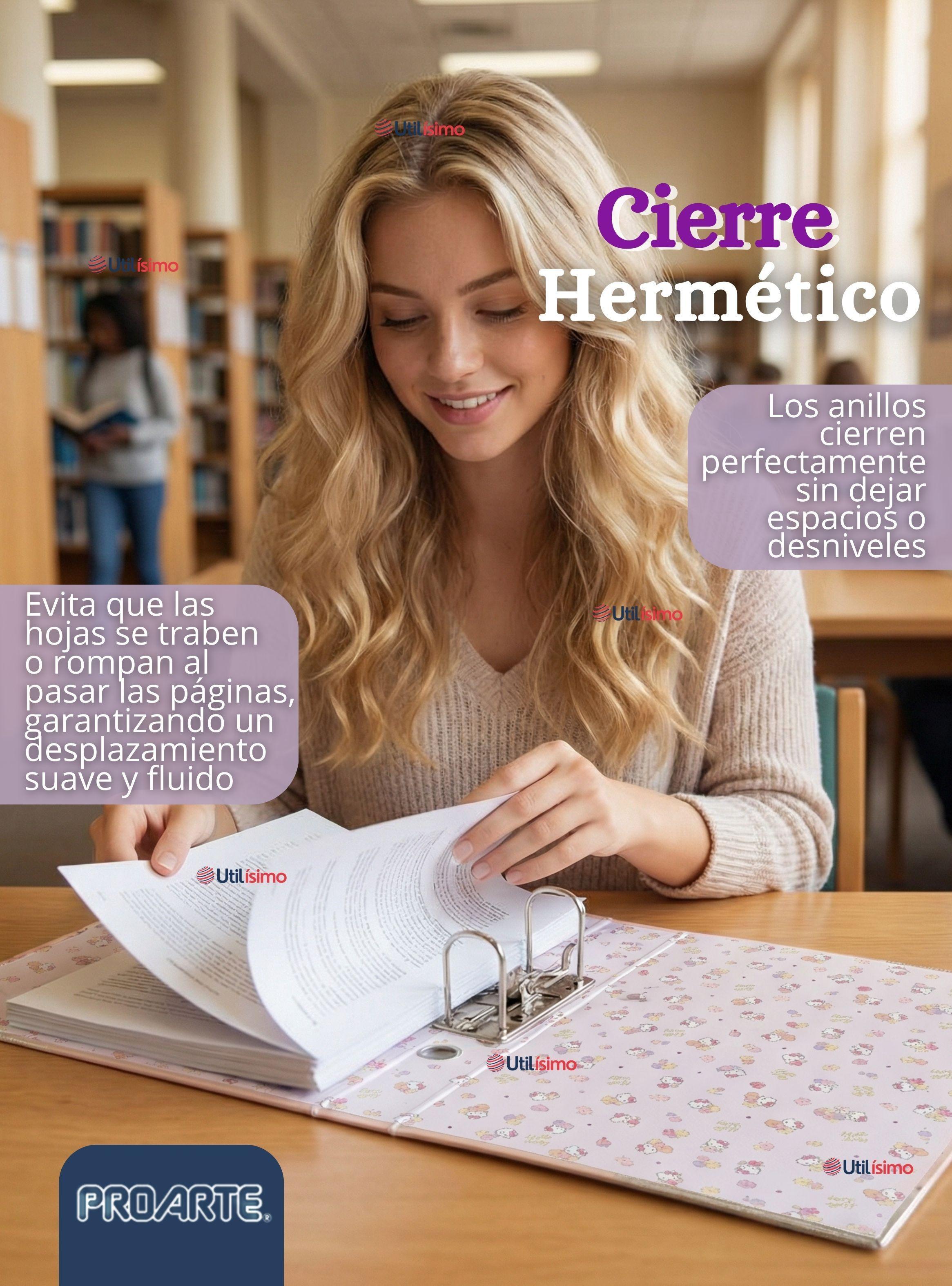 Archivador Lomo Ancho Formato A4 Carta 2 Anillos Hello Kitty Diseño Surtido-6