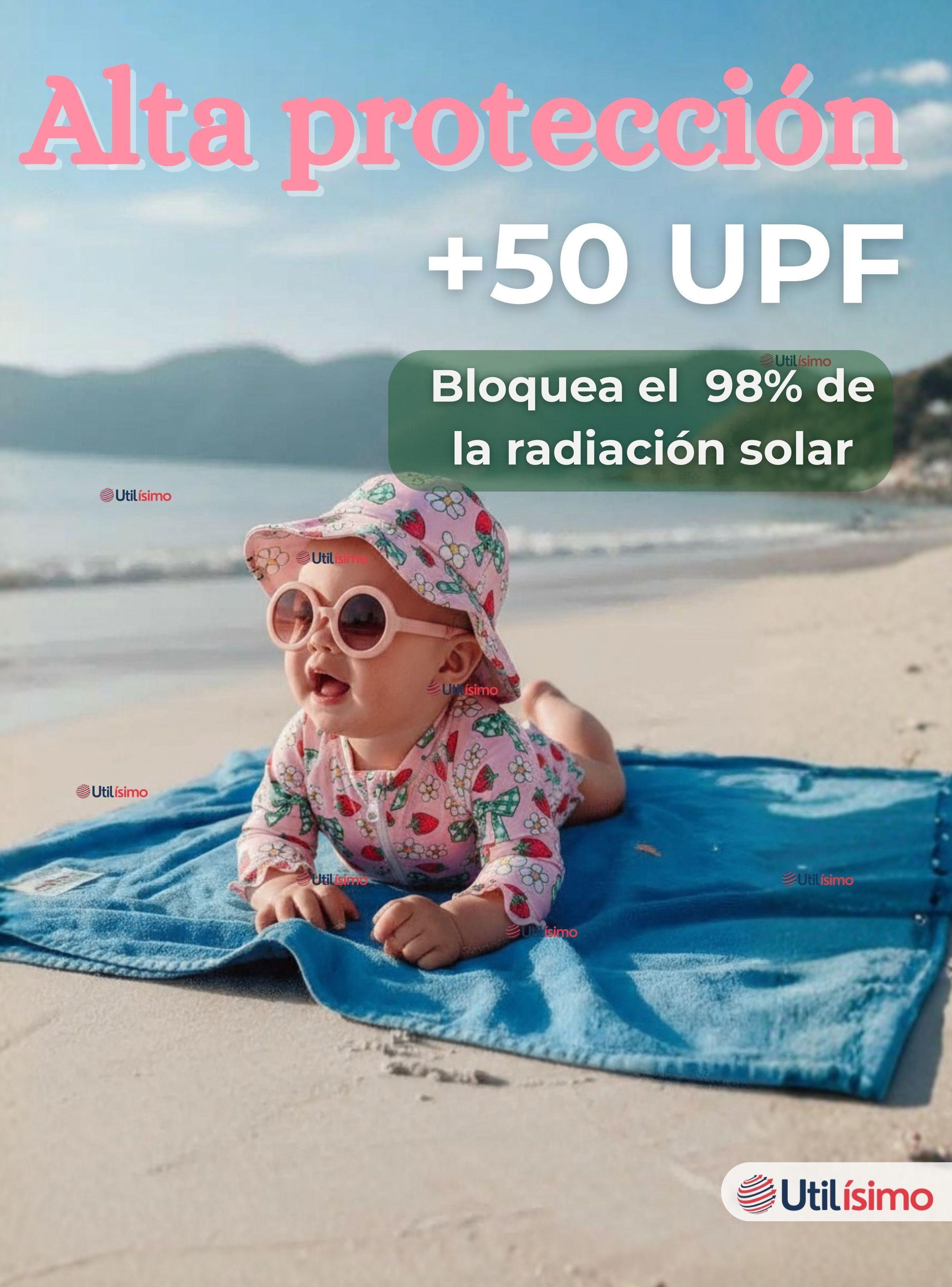 Traje de Baño Enterito Manga Larga Con Gorro 2 Piezas para Niña de 9 a 36 Meses Flores frutilla-3