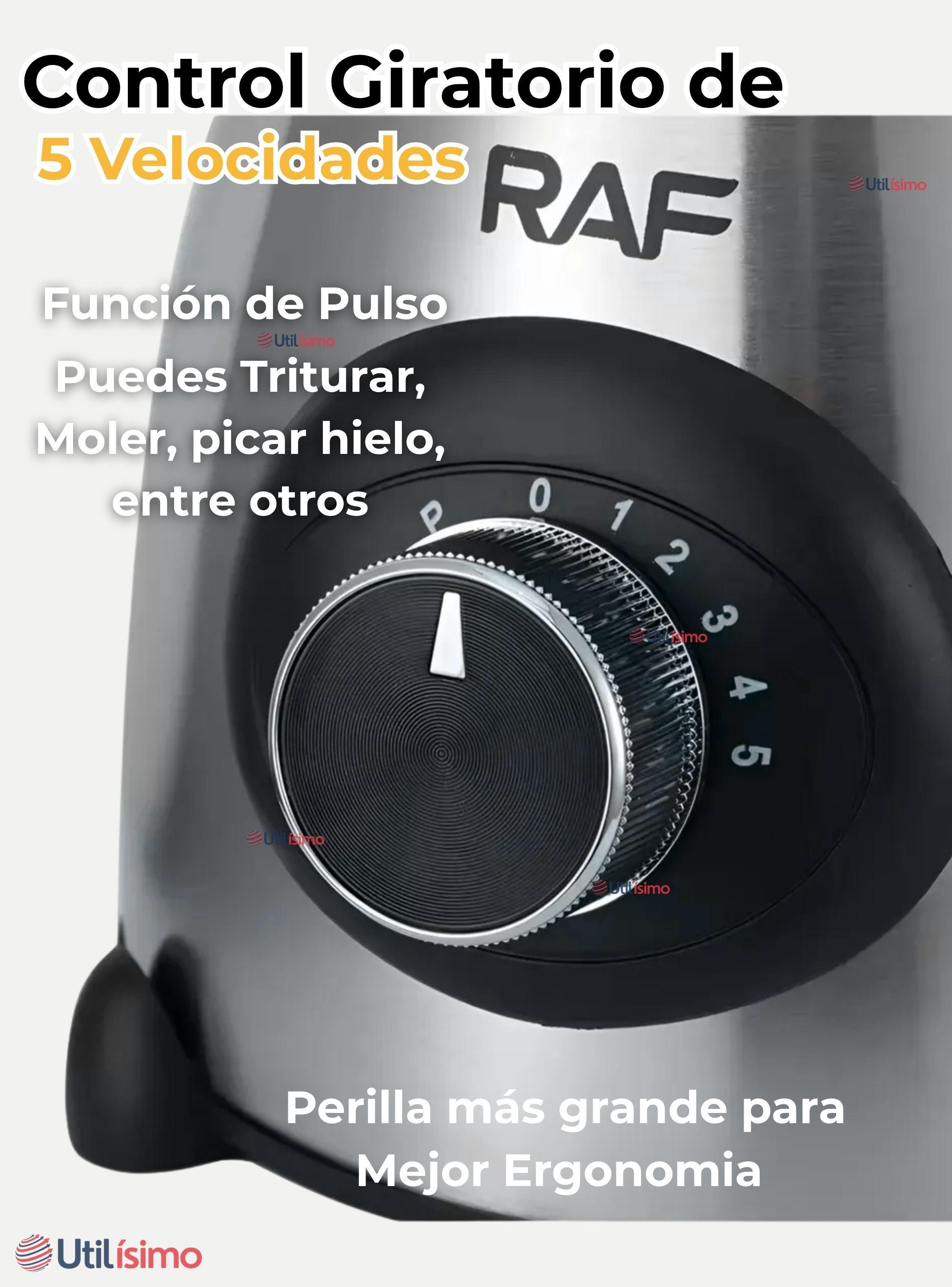 Licuadora Juguera Multiuso 2 en 1 Picadora con Jarra de Vidrio-4