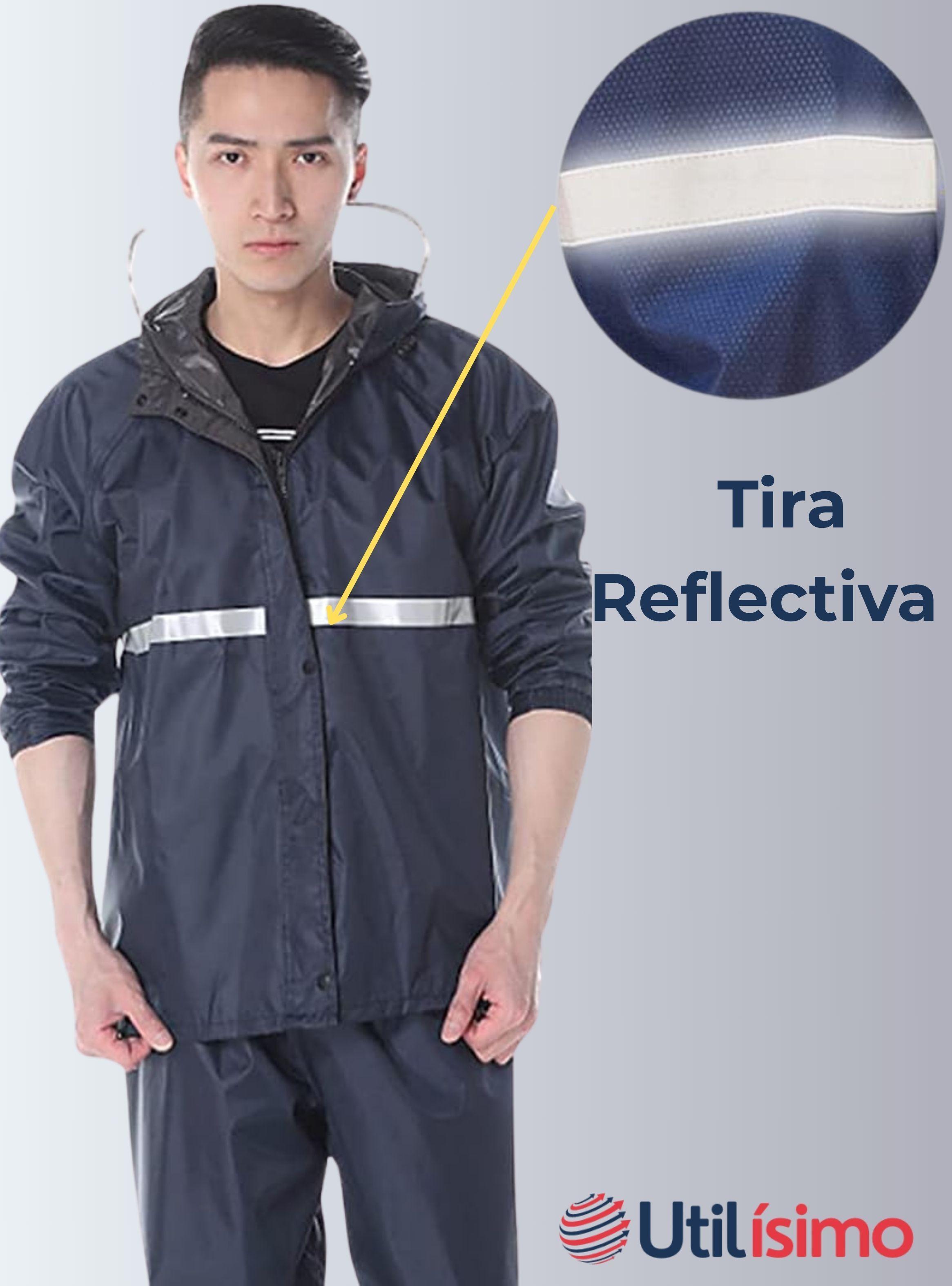 Poncho Impermeable Adulto Unisex Negro-3
