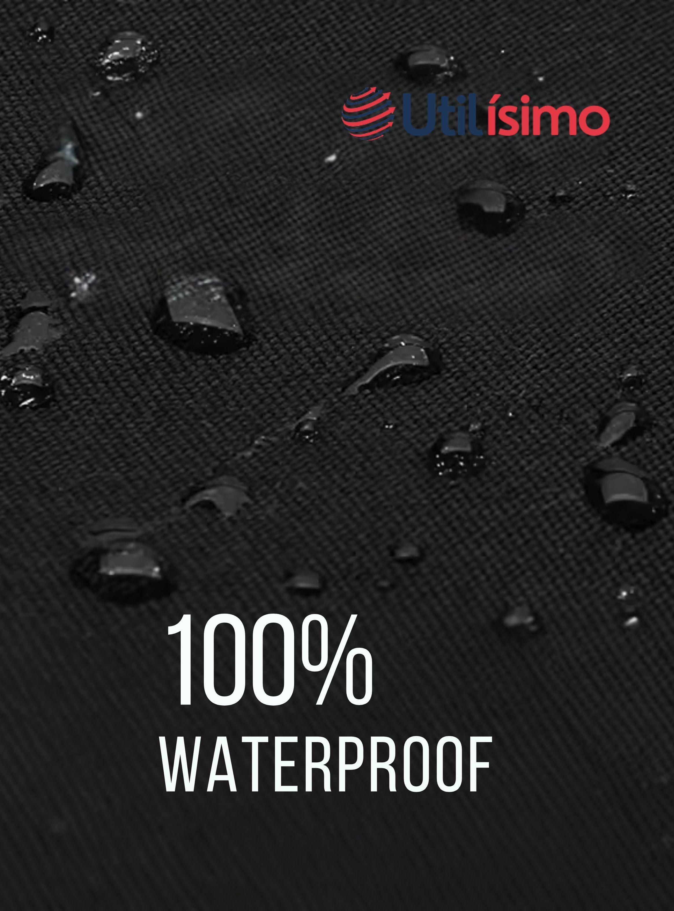 Poncho Impermeable Adulto Unisex Negro-5