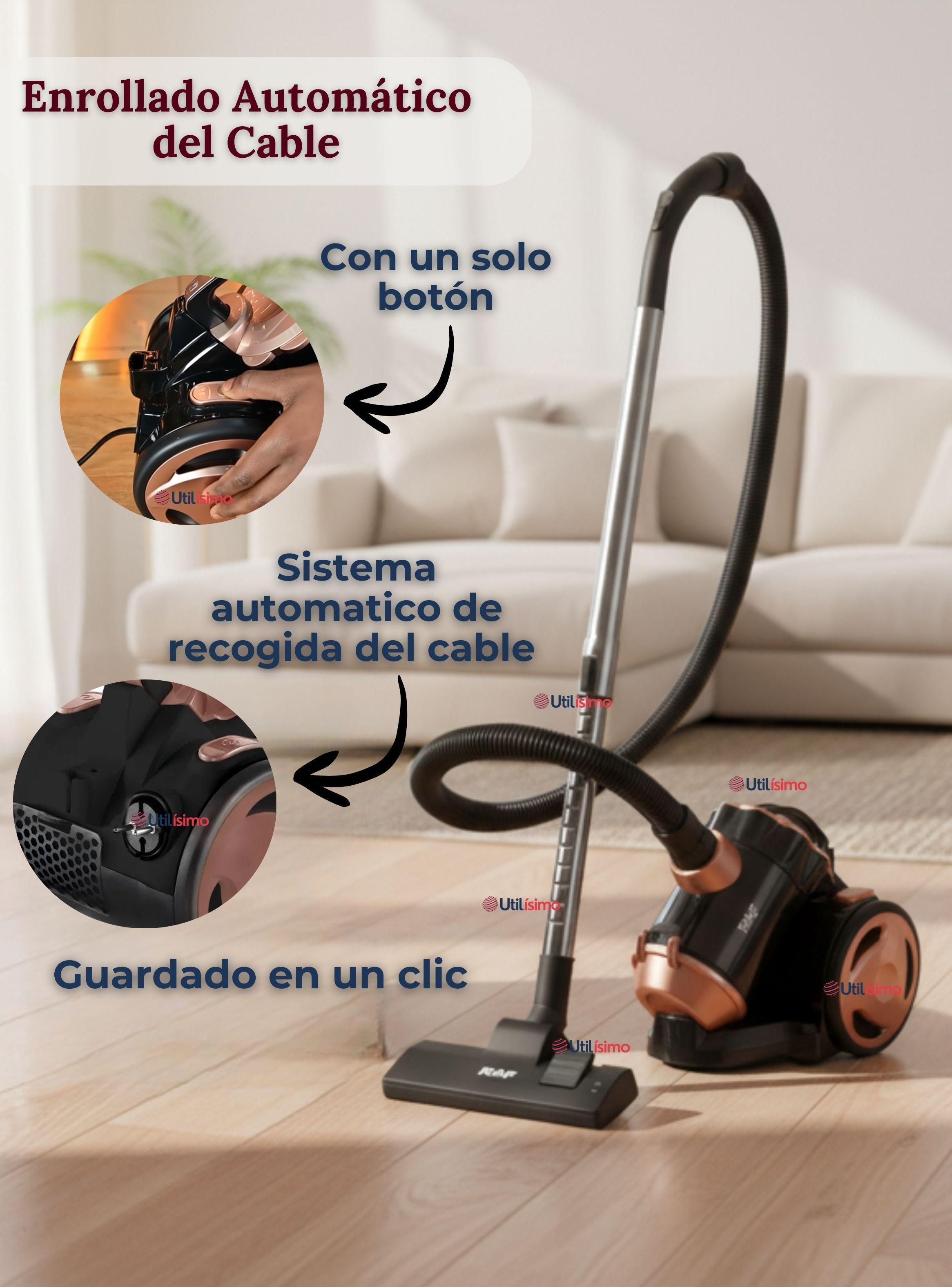 Aspiradora De Arrastre Gran Potencia De Succión 800w Sin Bolsa Ciclónica-6