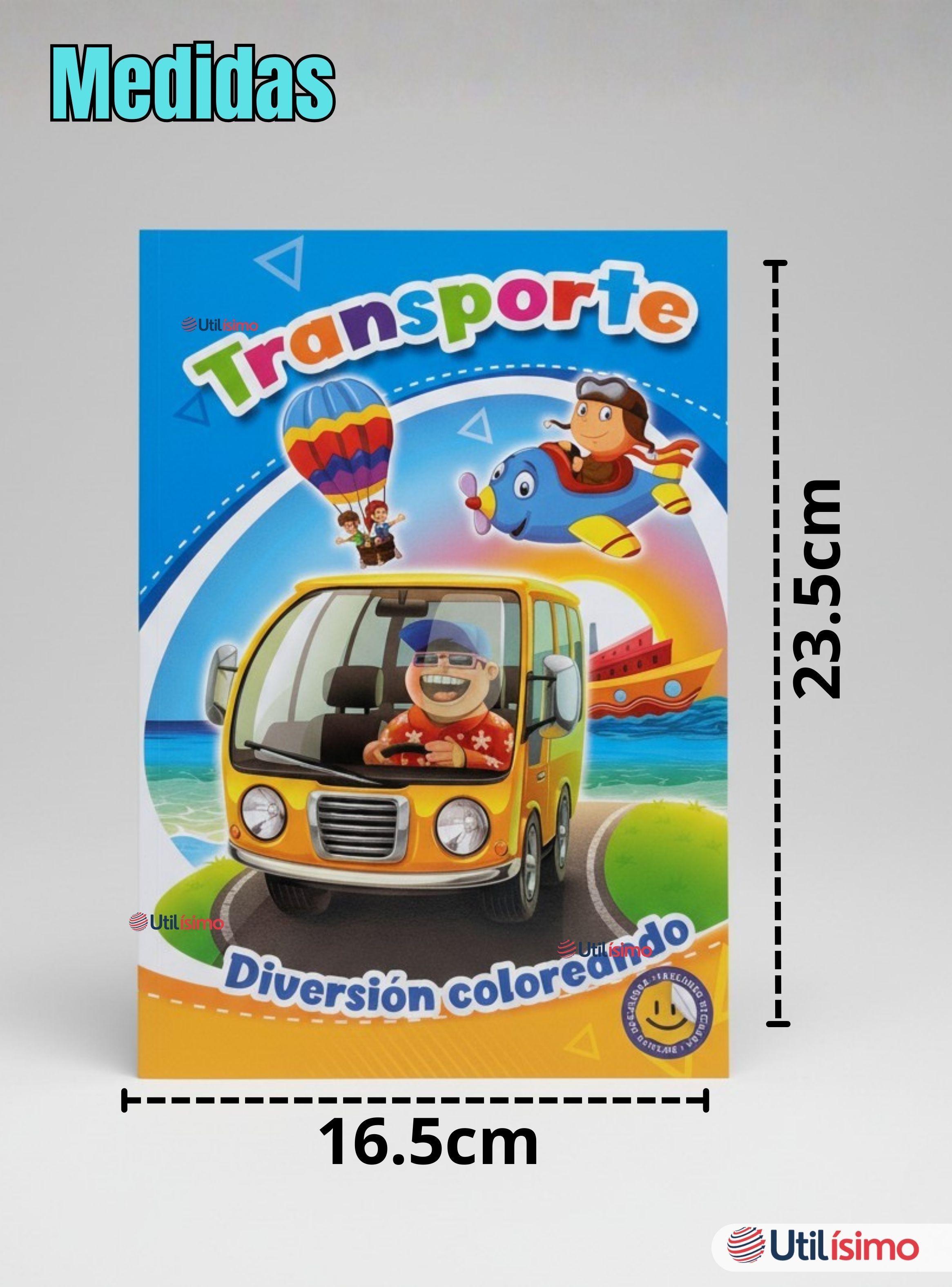 Libro Para Colorear y Pintar Educativo Con Stickers de Diseños Surtidos-2