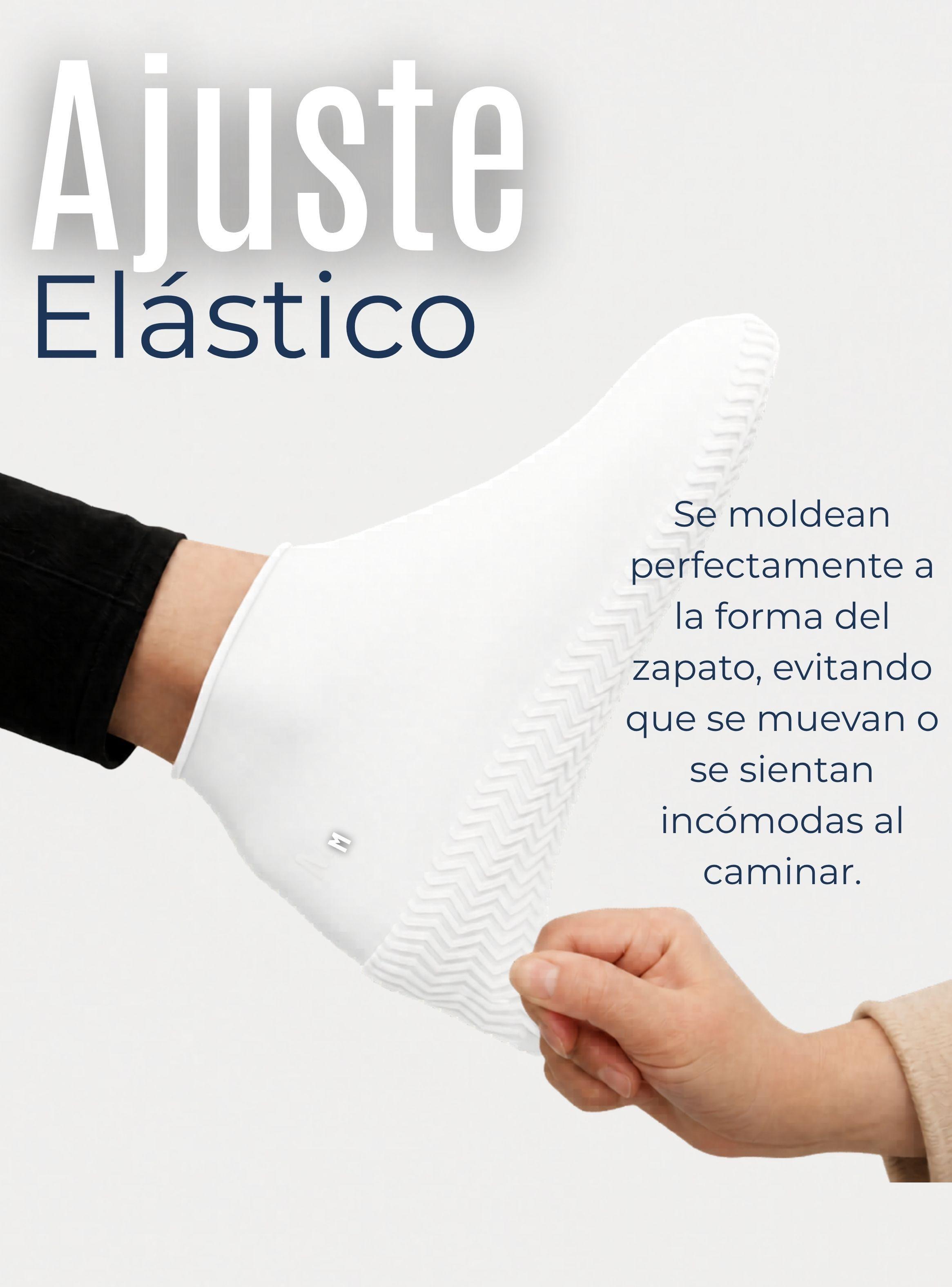 Fundas Cubre Zapatos Blanco Impermeable Surtidas Silicona Antideslizante 1 Par-5