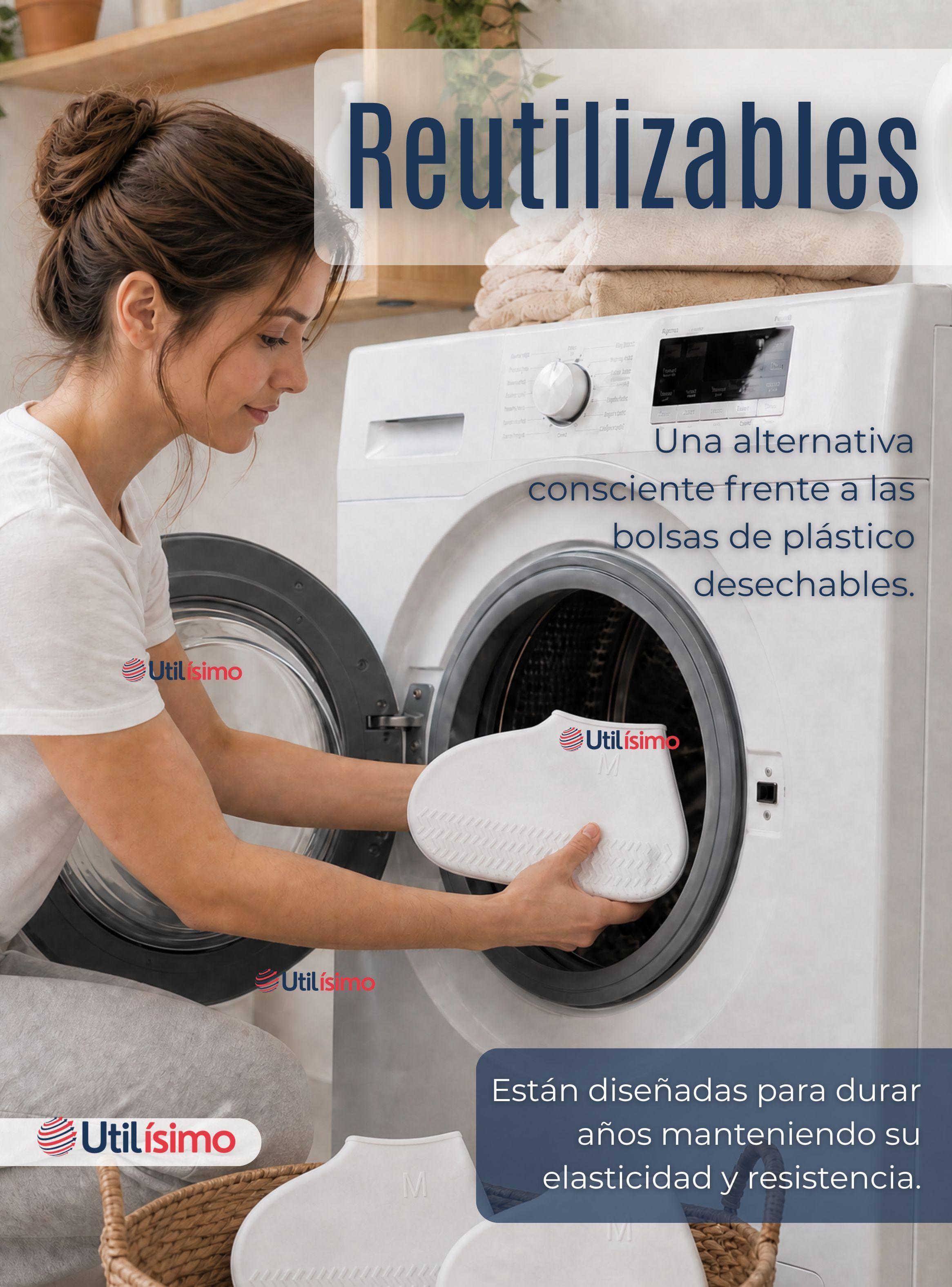 Fundas Cubre Zapatos Blanco Impermeable Surtidas Silicona Antideslizante 1 Par-7
