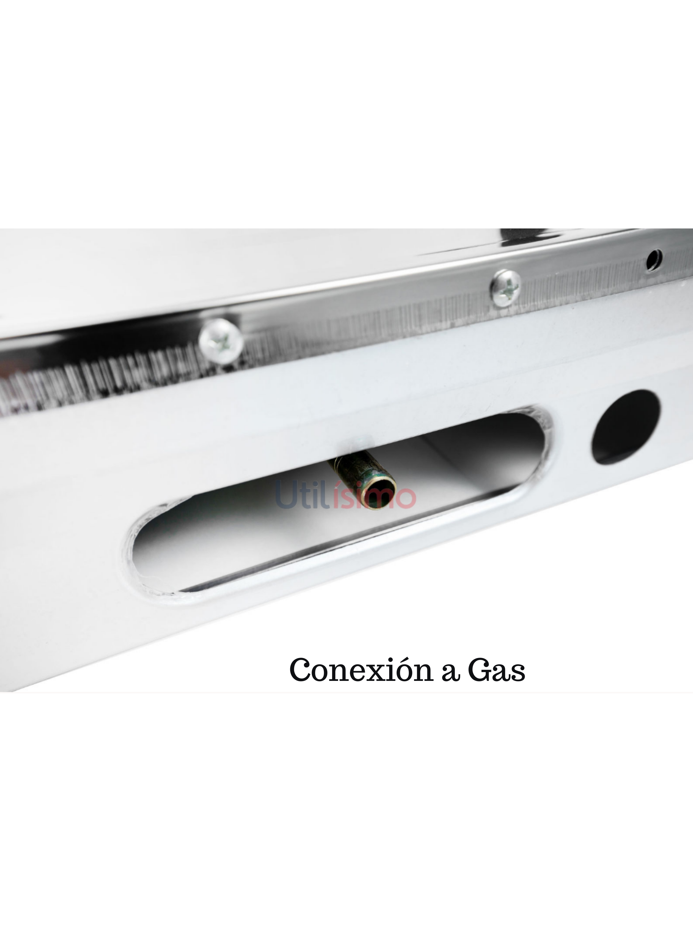 Cocinilla Encimera A Gas 2 Platos Plateada + Kit Instalación-3