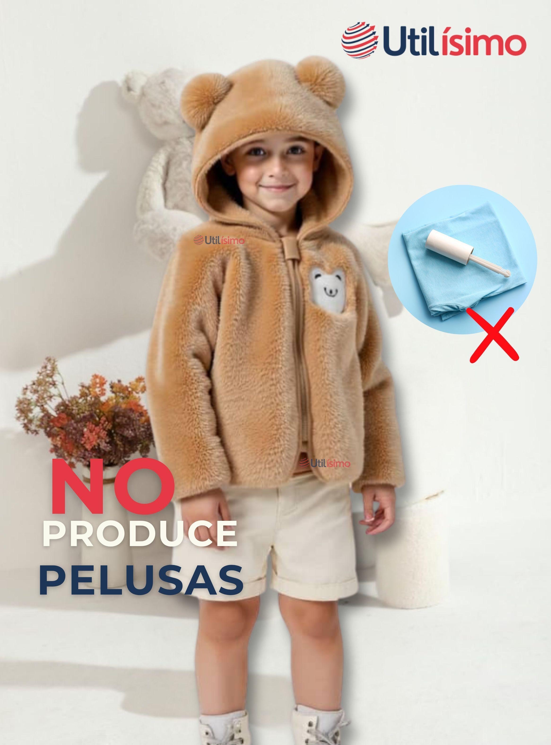 Chaqueta Polar con Capucha Niño Animalitos Cafè-7