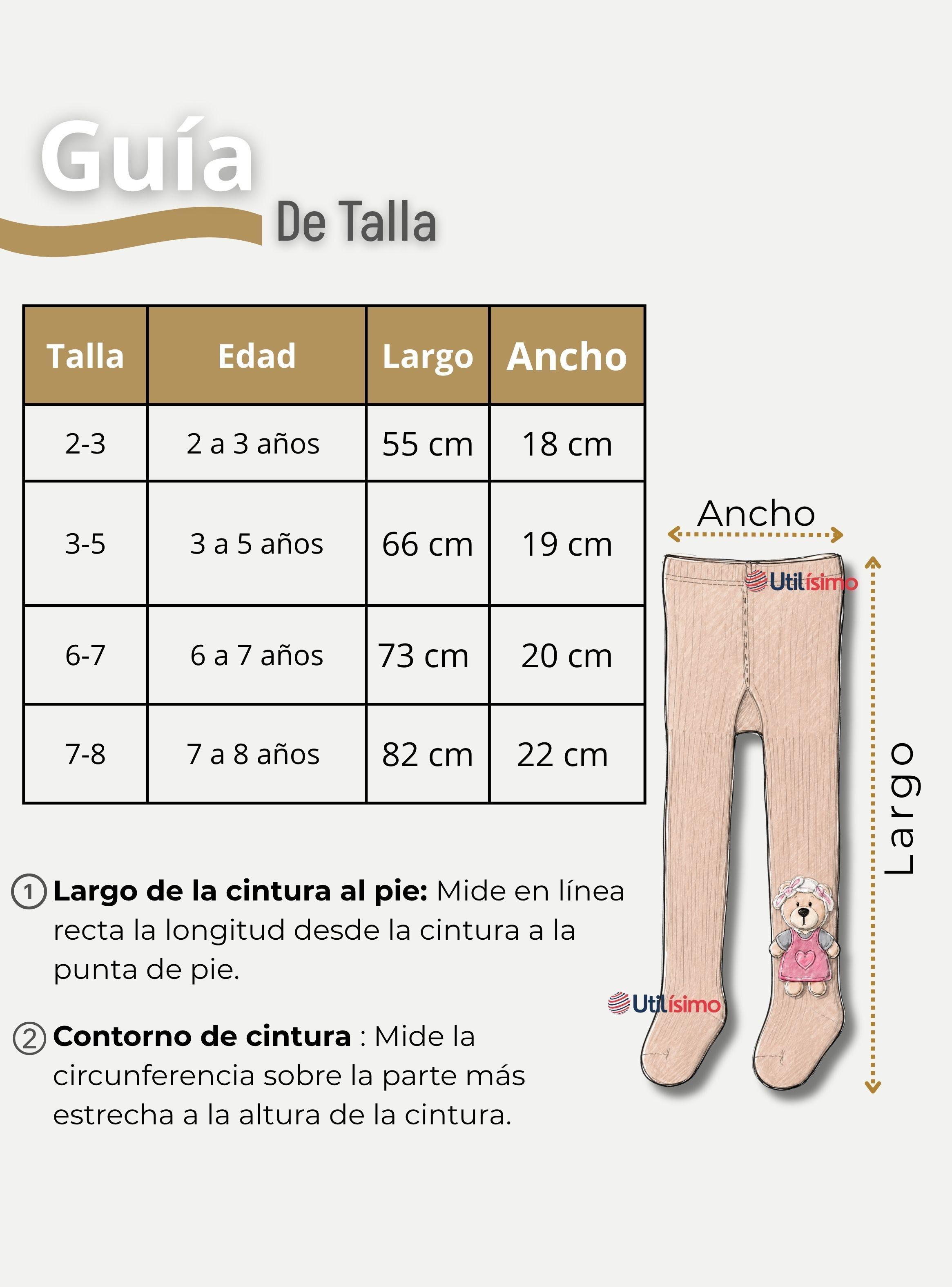 Panty 3D Osito Beige Tejida Niña Ballerina 78% de Algodón Premium-3