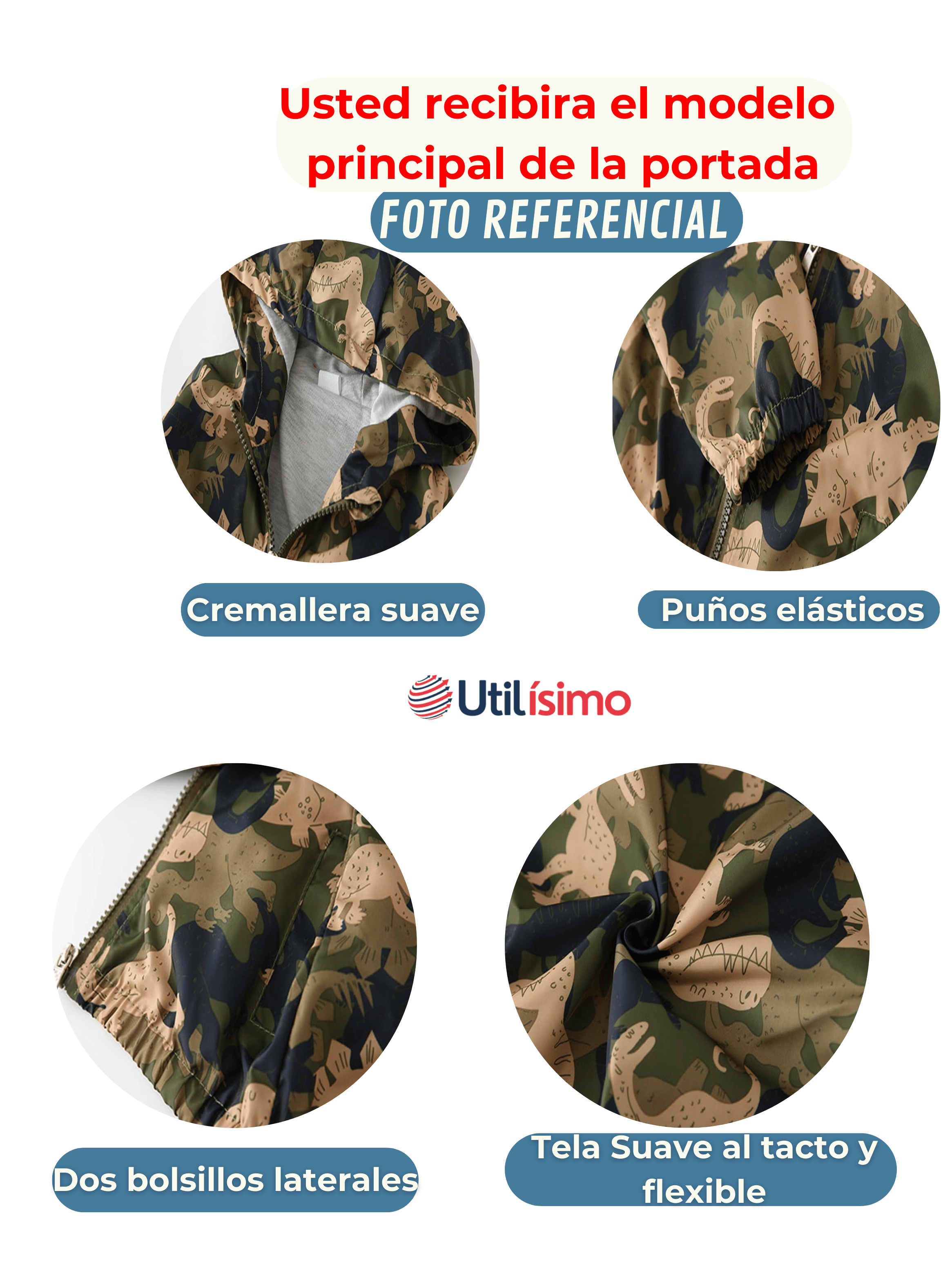 Cortaviento Impermeable Chaqueta Estampado Niño Y Bebé Jump Kids Spider-Man-4