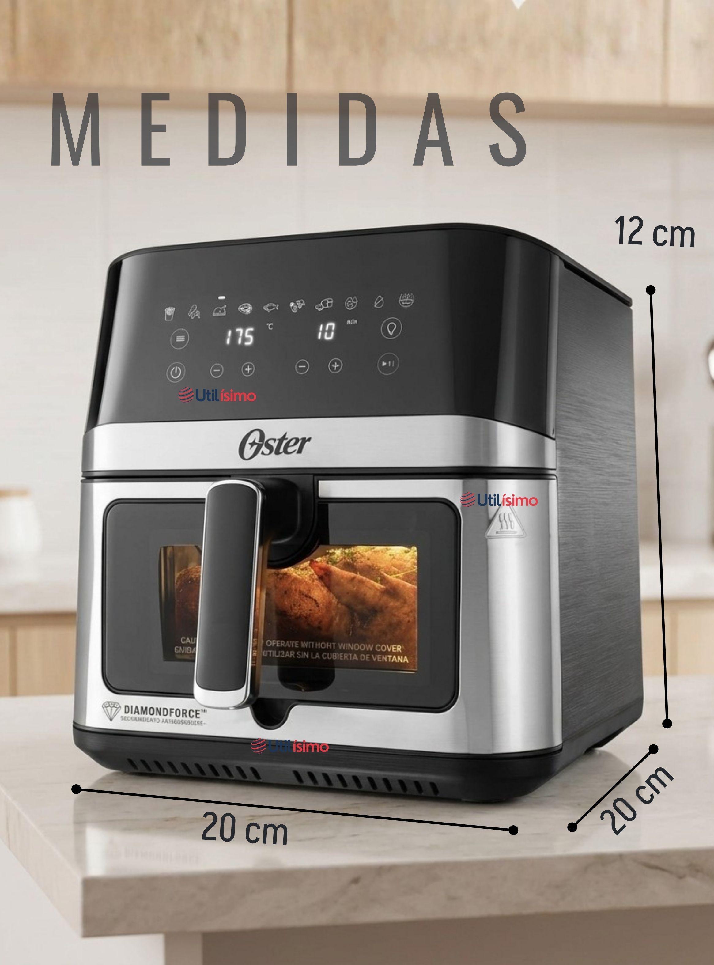 Freidora de aire digital Oster®, recubrimiento DiamondForce,7.5L de capacidad,CKSTAF75WDSSDF-4