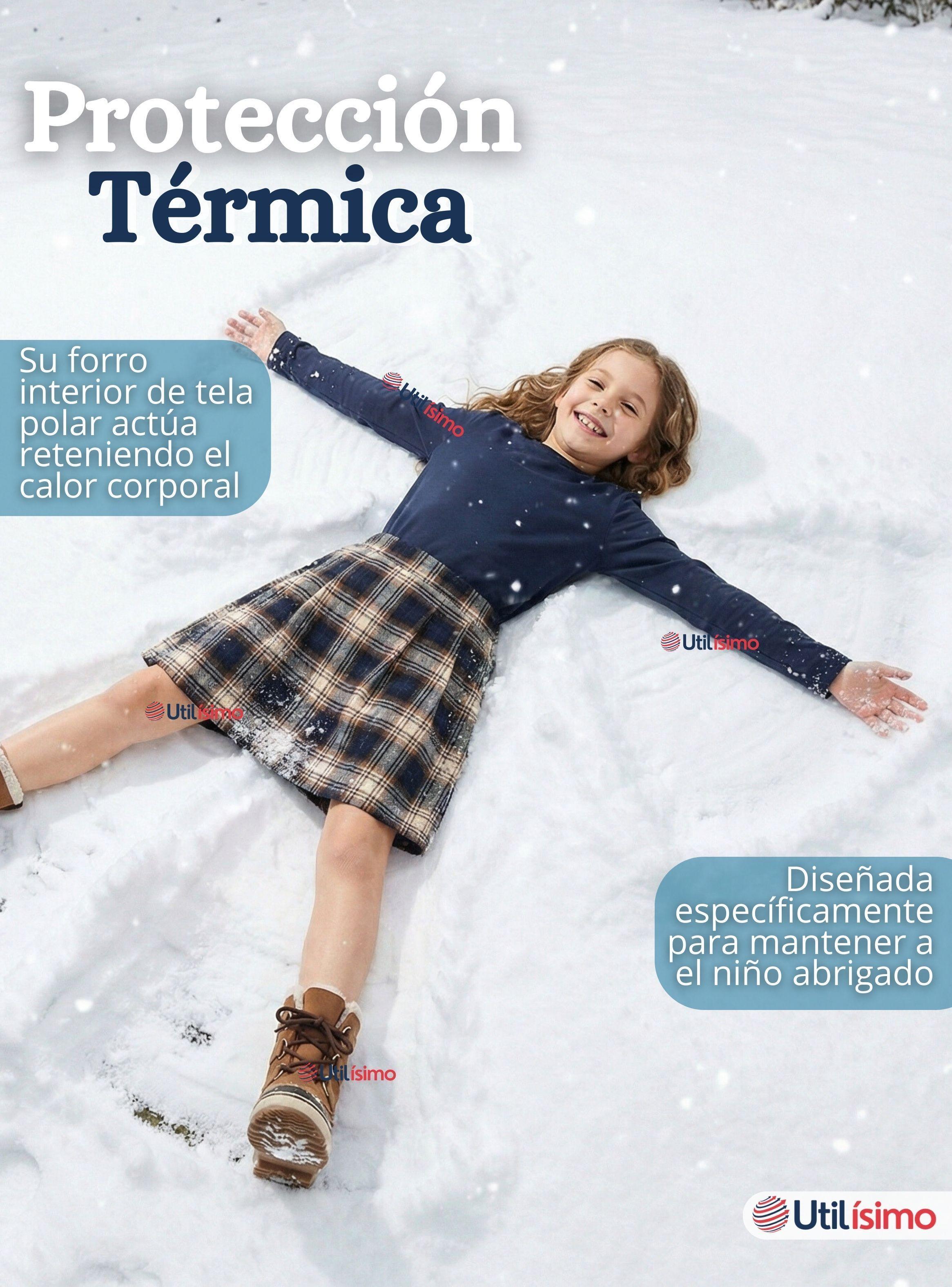 Pack 6 Poleras Camisetas Polar Primera Capa Cuello Redondo Manga Larga Colores Surtido Niña-5