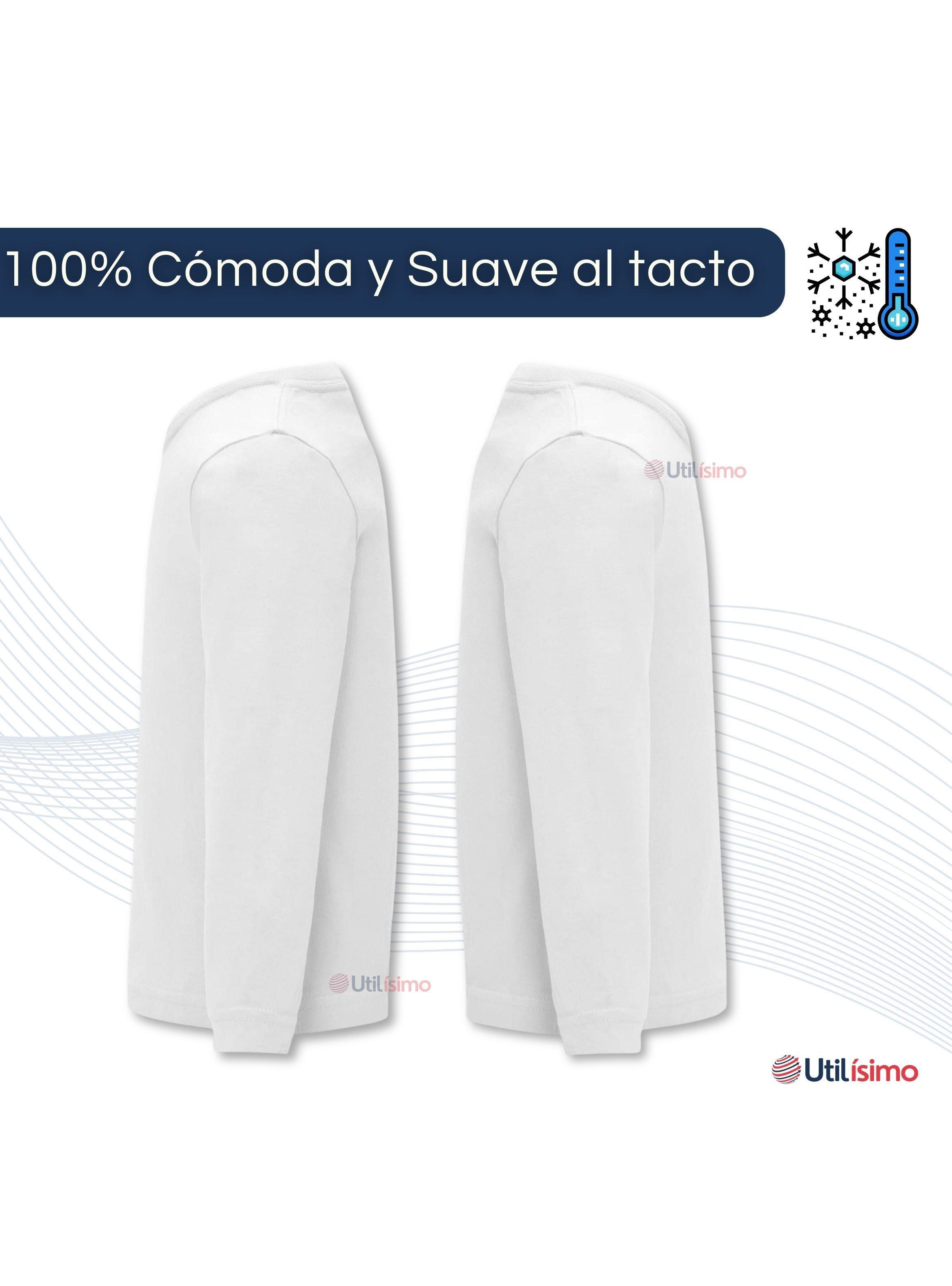 Camiseta Polar Primera Capa Polera Invierno Niño-4