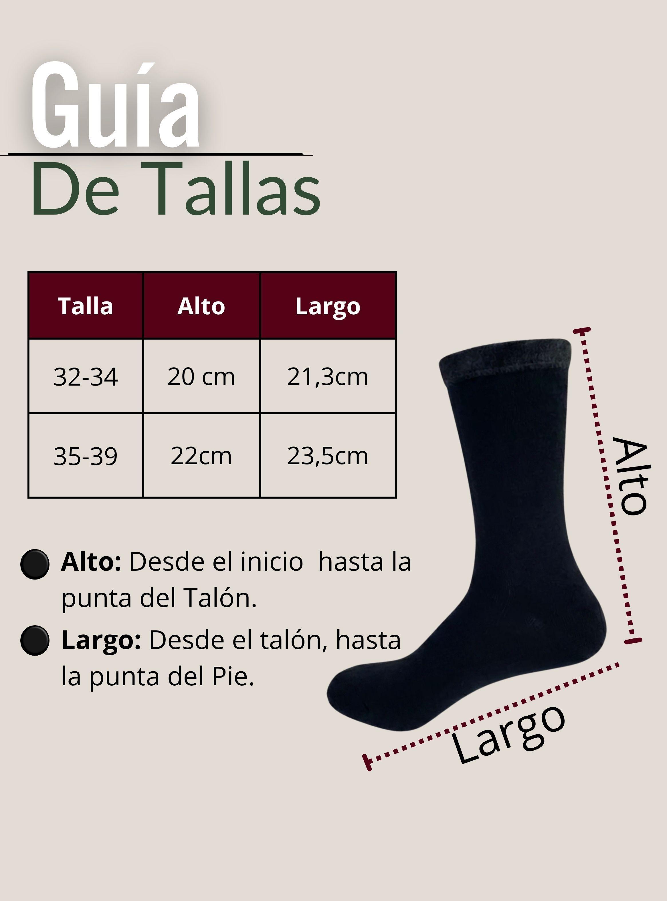 Pack 6 Pares Calcetines Chiporro Ultra Térmico  Mujer Negro Invierno Polar-4