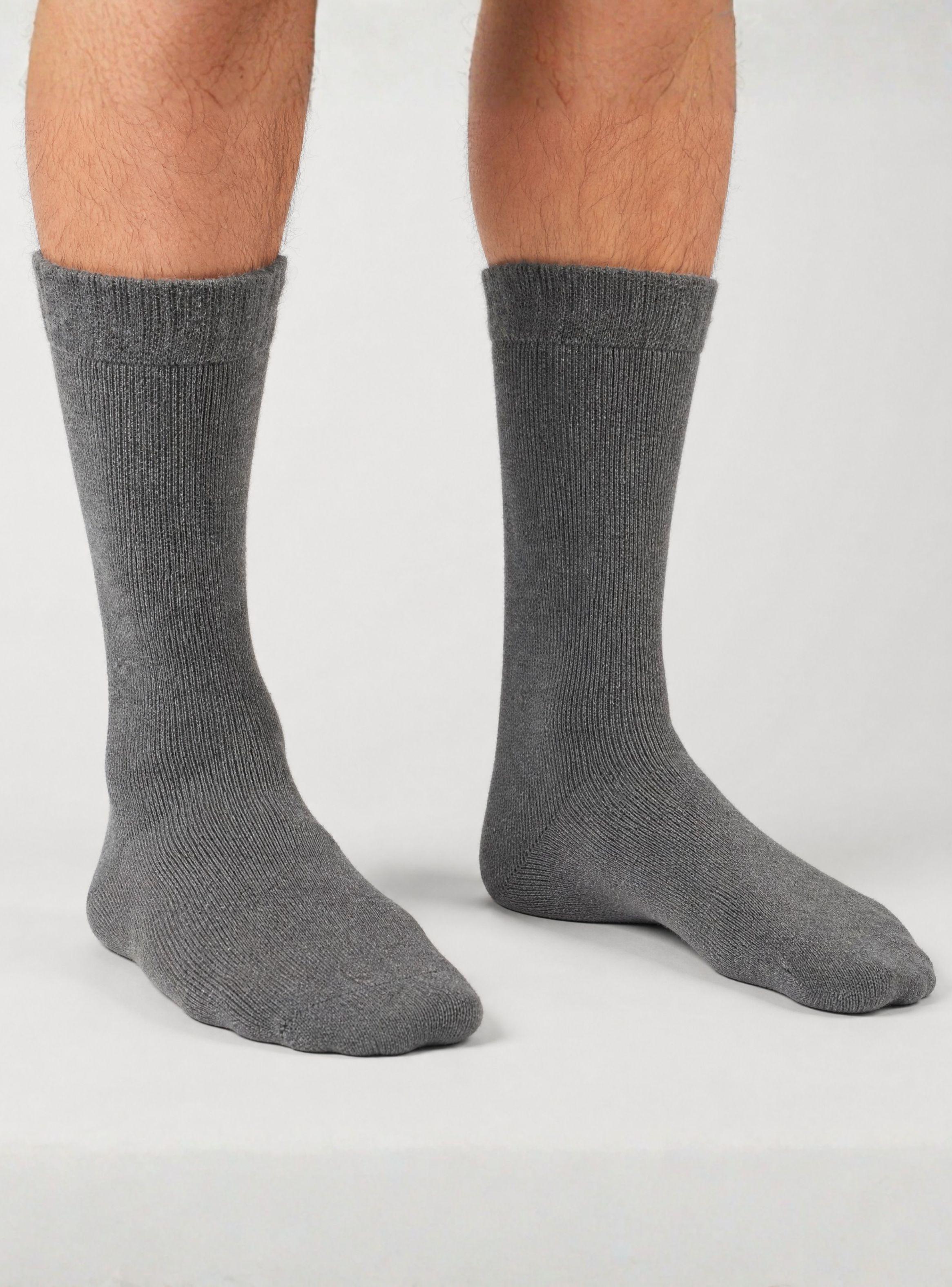 Pack 6 Pares Calcetines Térmicos Corte Alto Hombre Colores Surtidos-0