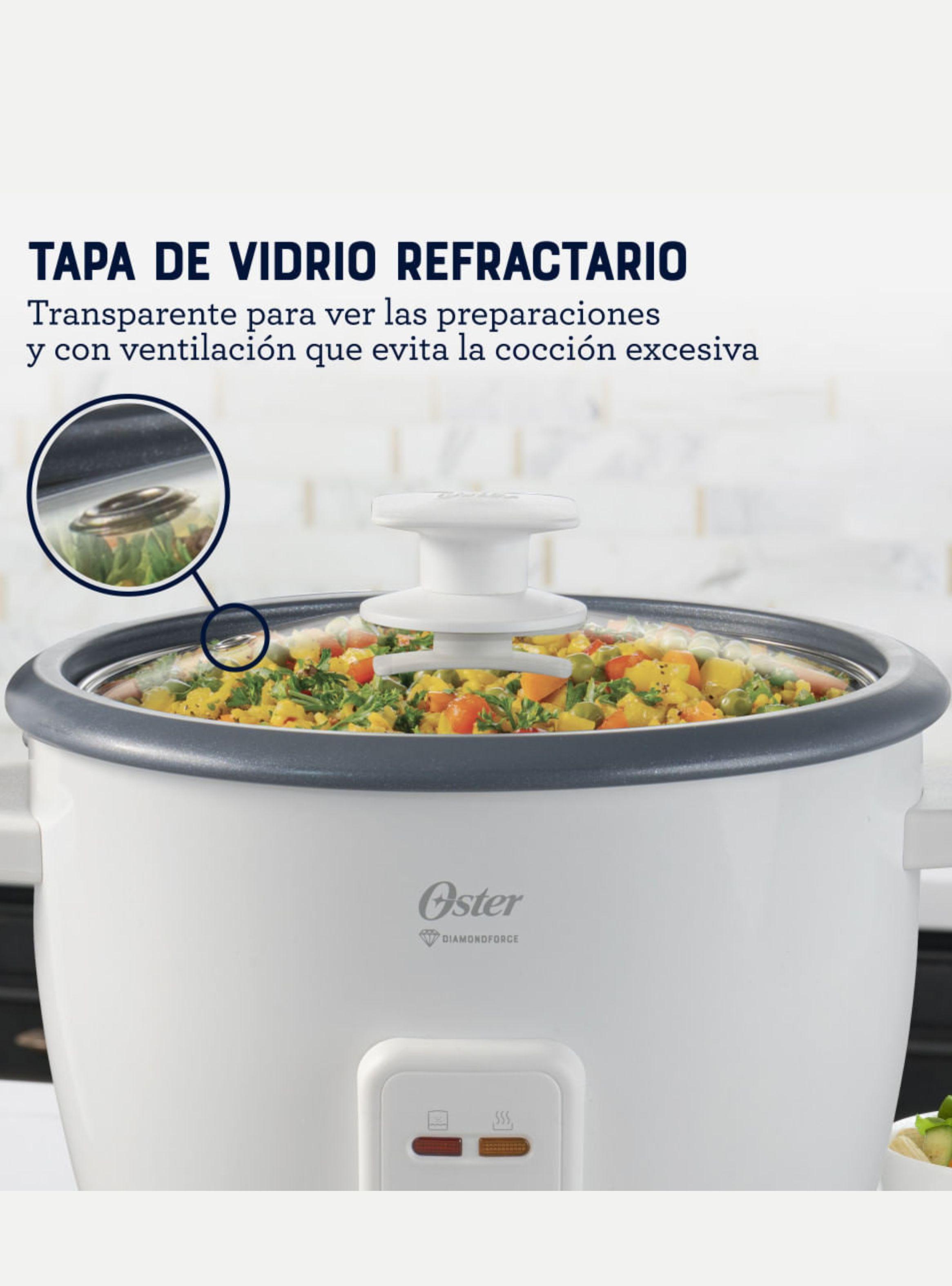 Arrocera Oster de 7 Tazas, con DiamondForce, CKSTRCB7DFWHT-6