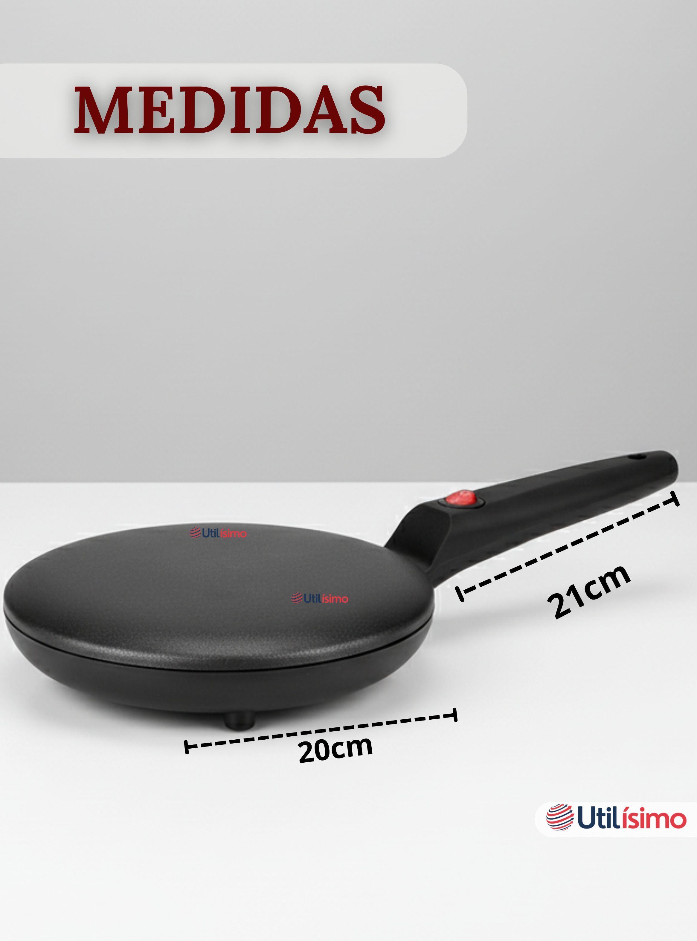 Panquequera Eléctrica Antiadherente Maquina Para Crepes 20cm Crepera-3