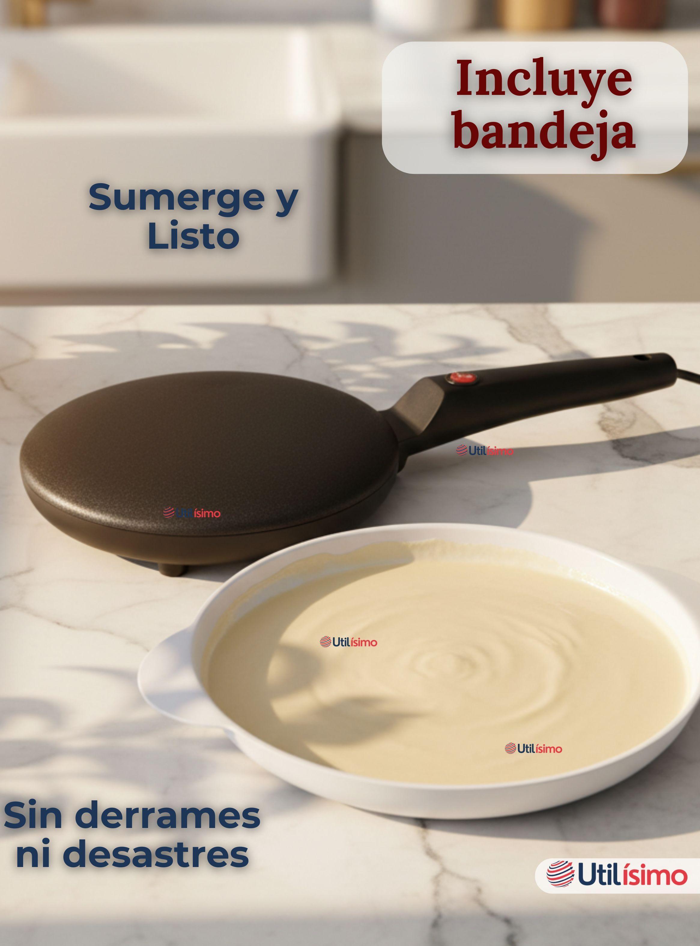 Panquequera Eléctrica Antiadherente Maquina Para Crepes 20cm Crepera-4