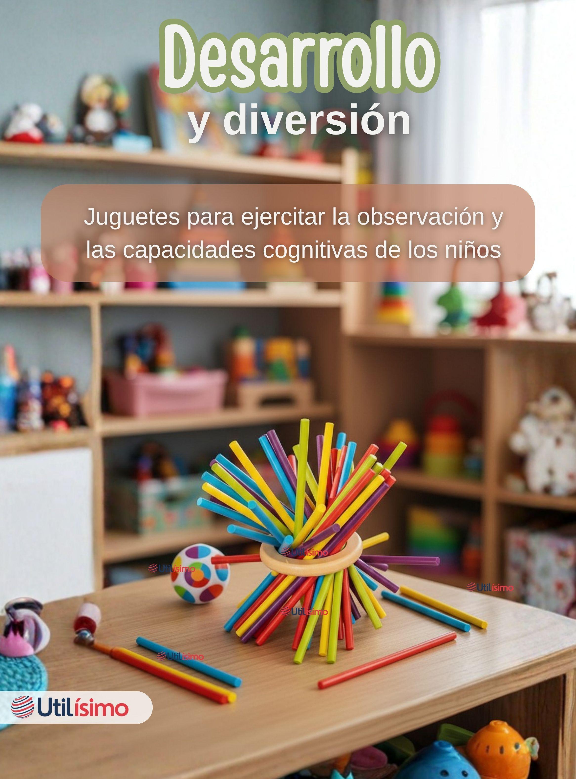 Juego de Mesa Funcional 49 Piezas Montessori Juguete para Niño Niña de Madera -7