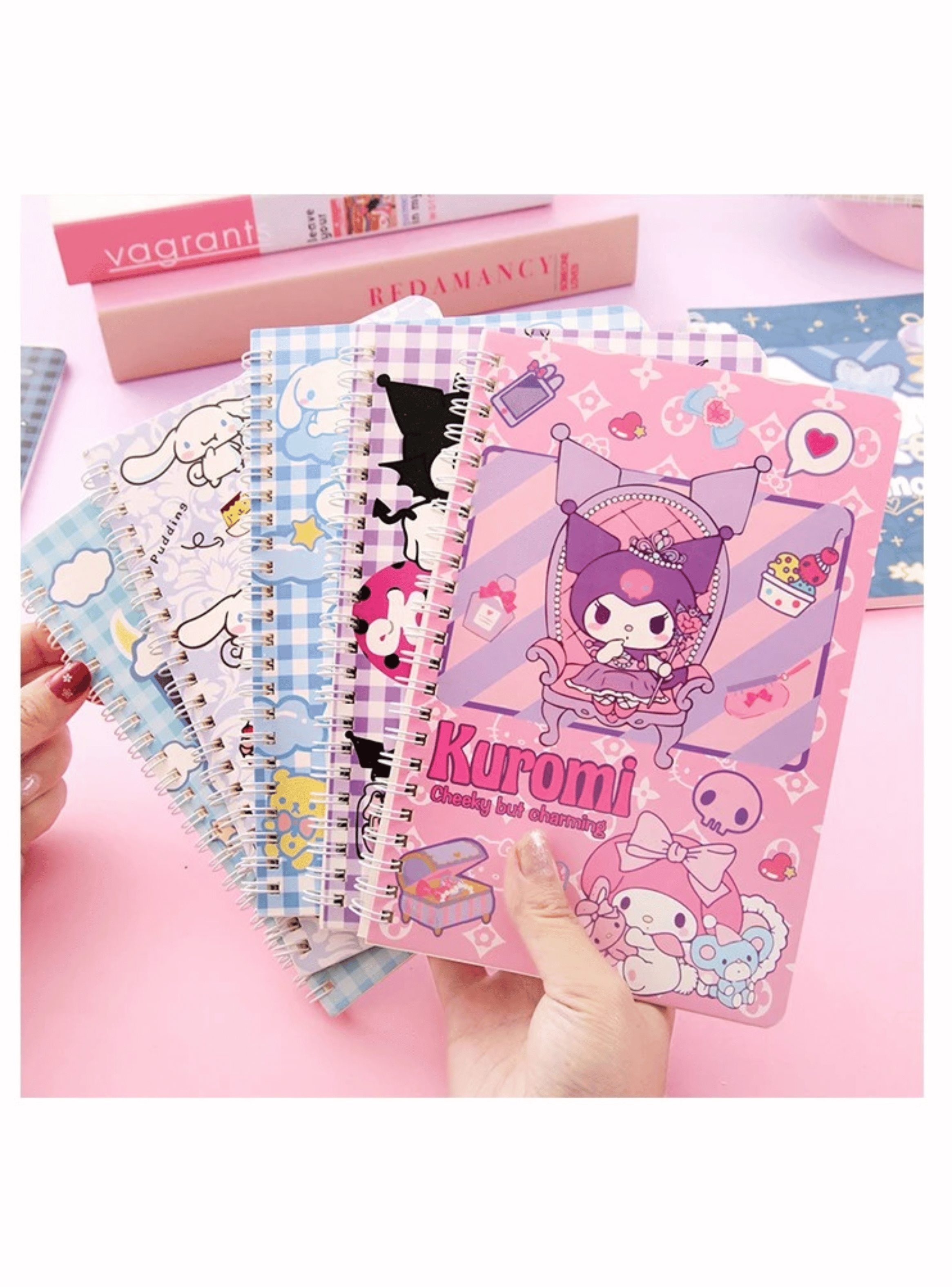 Cuadernos Universitarios Kuromi Marca Pro Arte Diseños Surtidos 100 Hojas (1 Unidad)-6