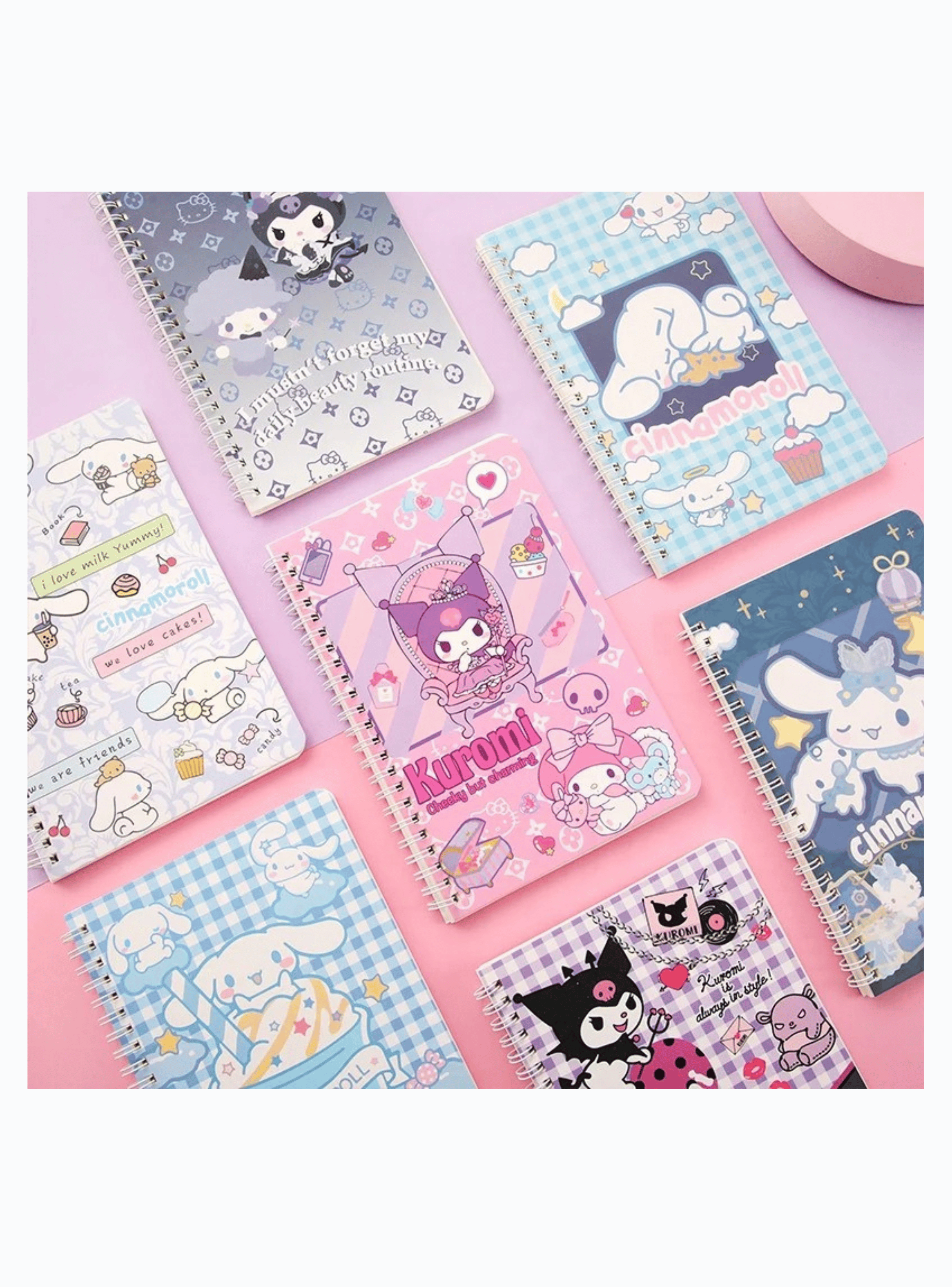 Cuadernos Universitarios Kuromi Marca Pro Arte Diseños Surtidos 100 Hojas (1 Unidad)-7