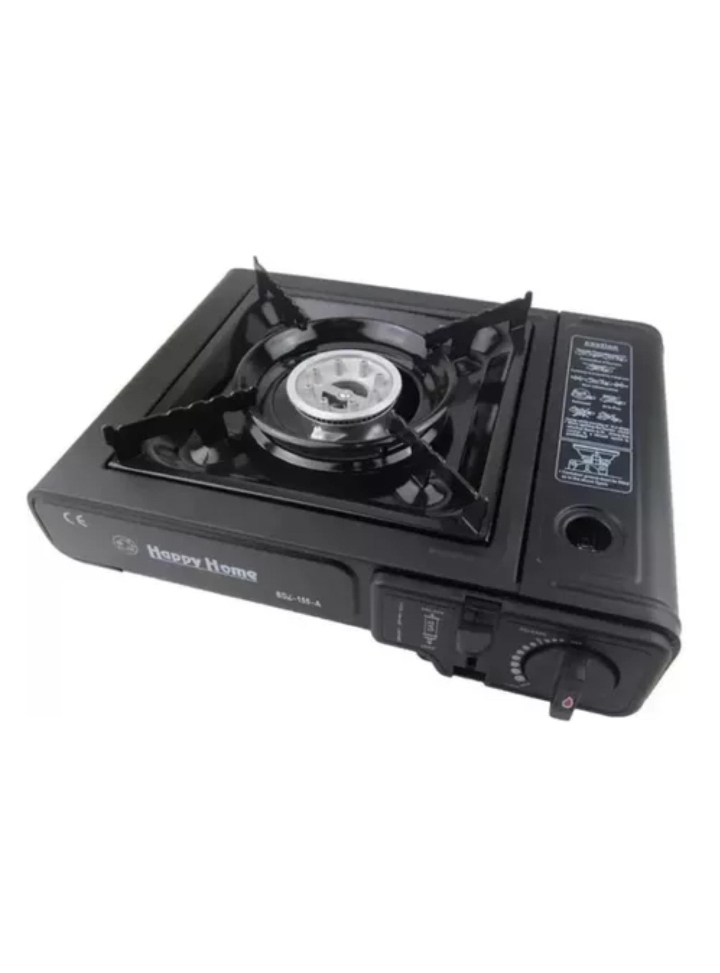 Cocinilla Portátil De Camping Con Maletín De Trasporte Negro-2