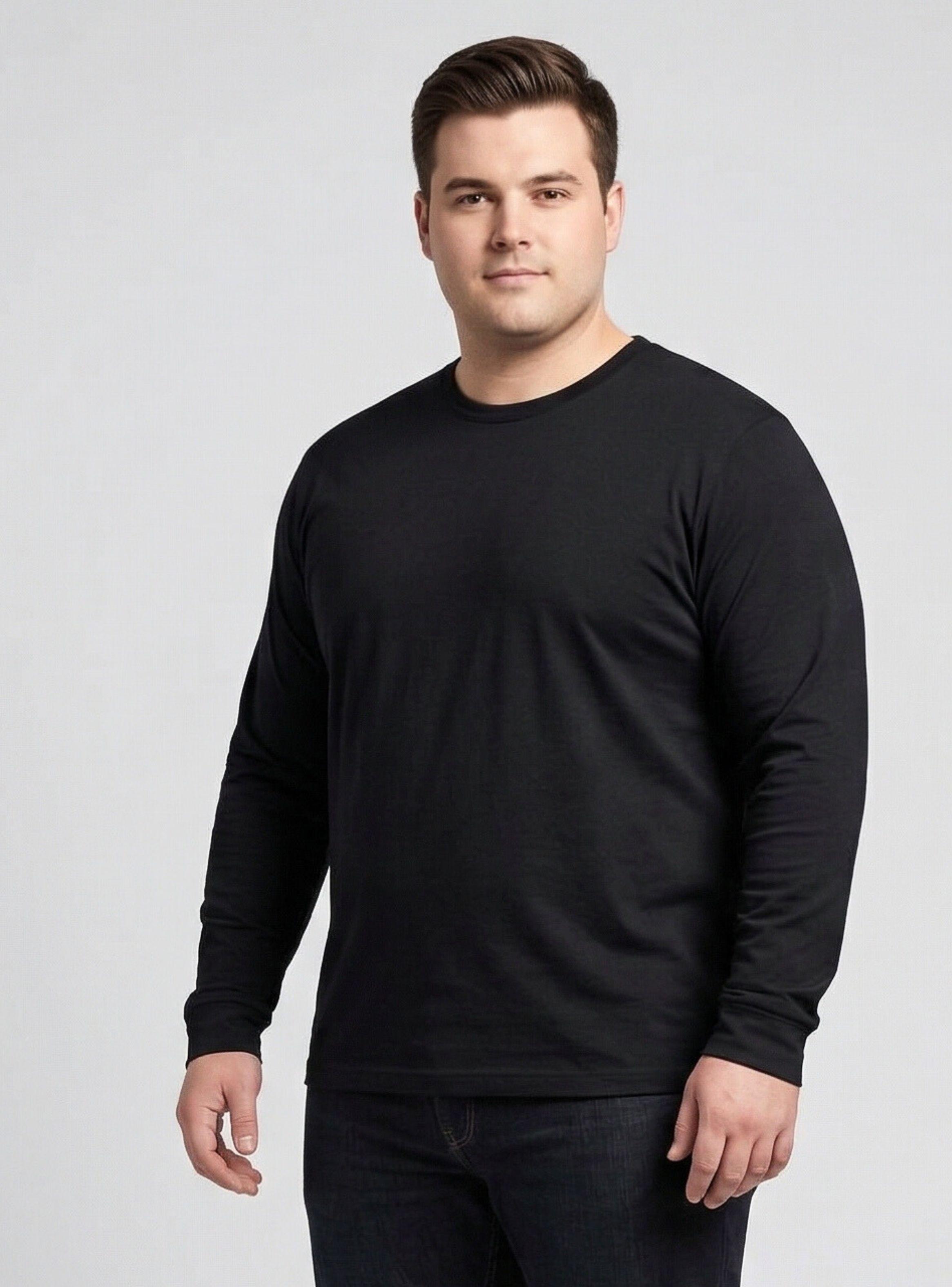 Camiseta Polera Polar Primera Capa Manga Larga Color Surtido Hombre-0