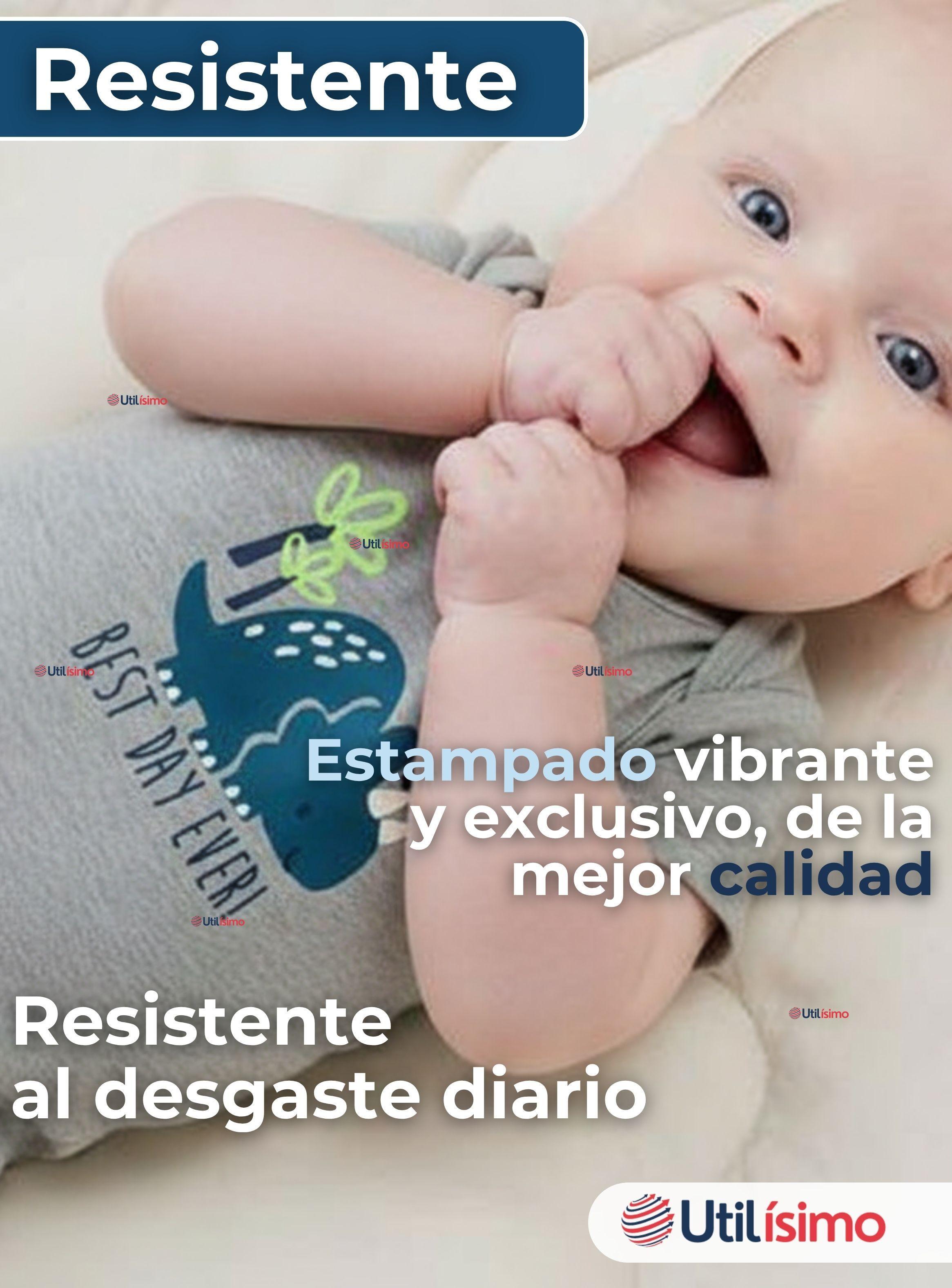 Pack 5 Bodys Niños Manga Corta Tedmimak 100% Algodón Mini Dino Squad-4