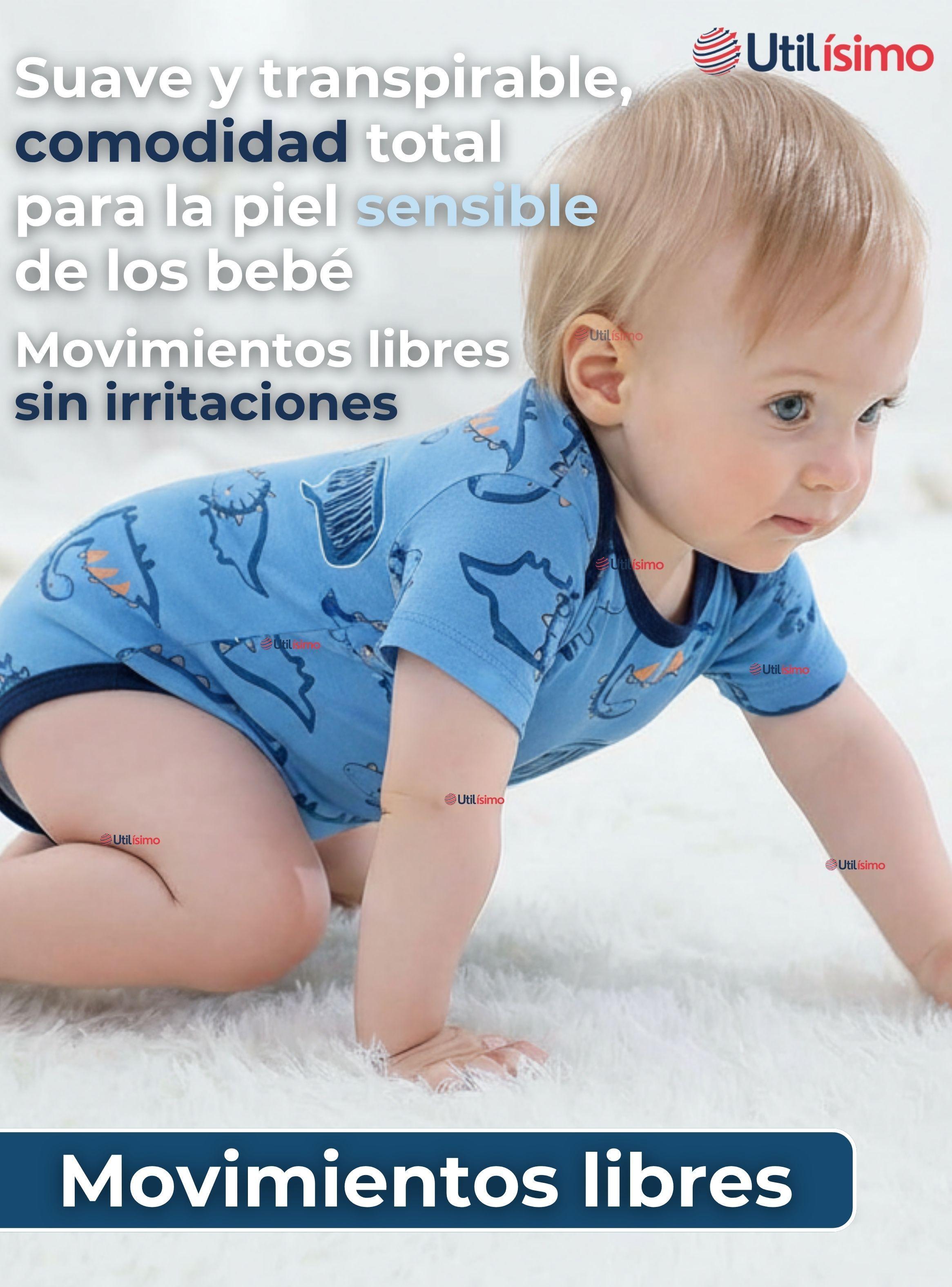 Pack 5 Bodys Niños Manga Corta Tedmimak 100% Algodón Mini Dino Squad-5