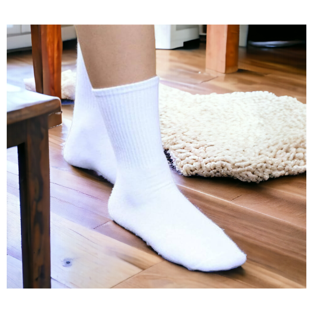 Pack 1 Calcetines de Niño Con Malla Color Blanco OMAS-3