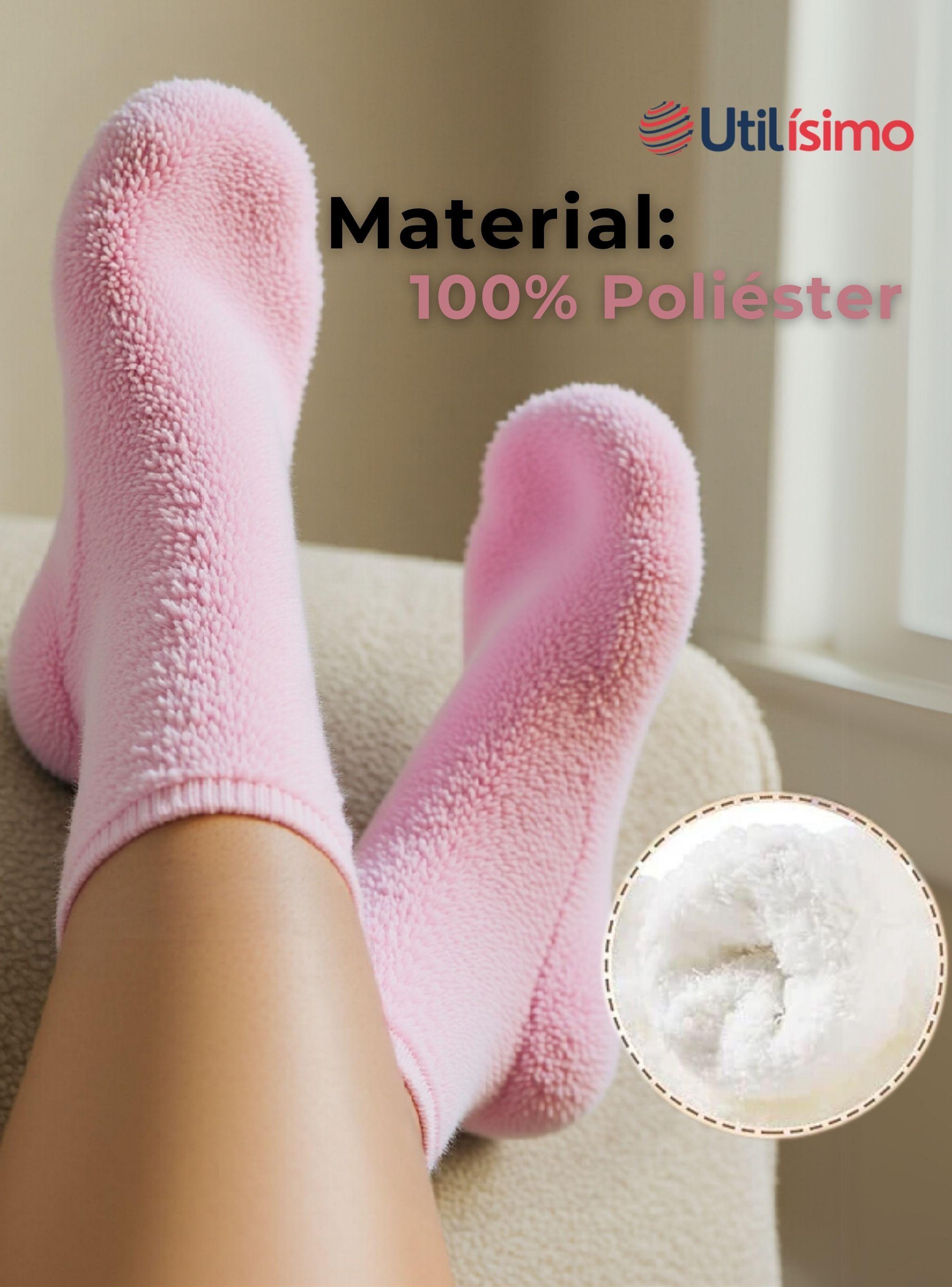 4 Pares Calcetines Térmicos Poliéster Peluditos Niña Colores Surtidos-4