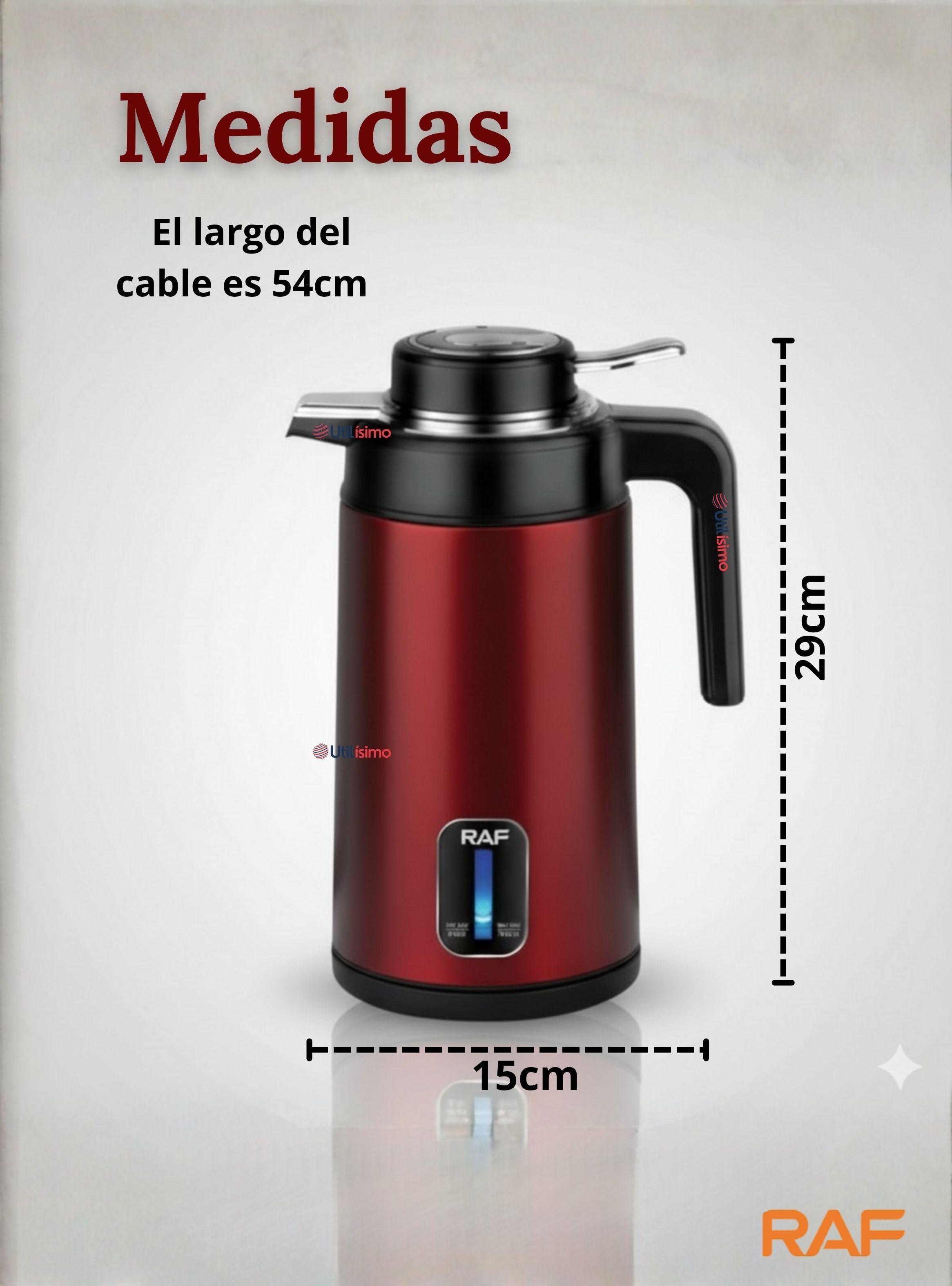 Termo Hervidor Eléctrico RAF 1360W Capacidad 2 Litros Colores Surtidos-3