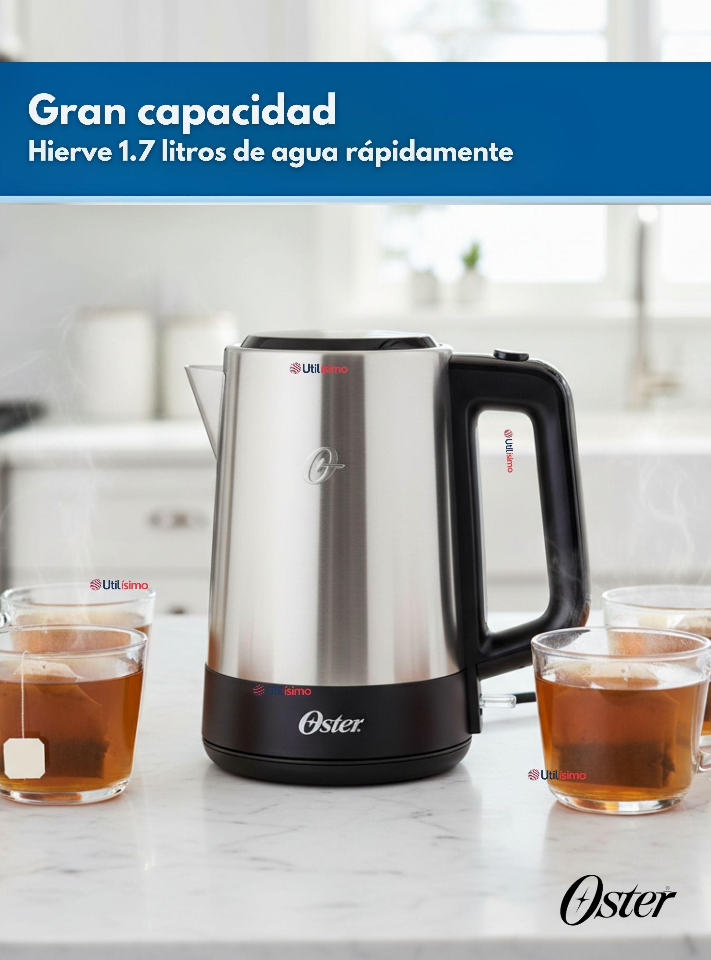 Hervidor eléctrico Oster® de acero inoxidable Capacidad 1.7 lt BVSTKE671-4