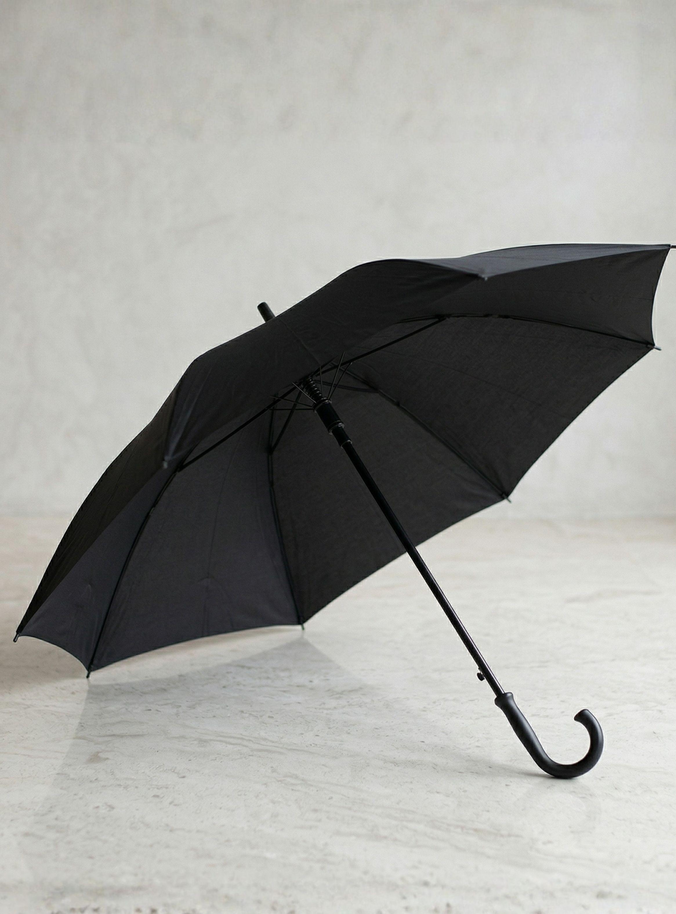 Paraguas Impermeable Grande 113Cm Sombrilla Automática Mango Largo -1