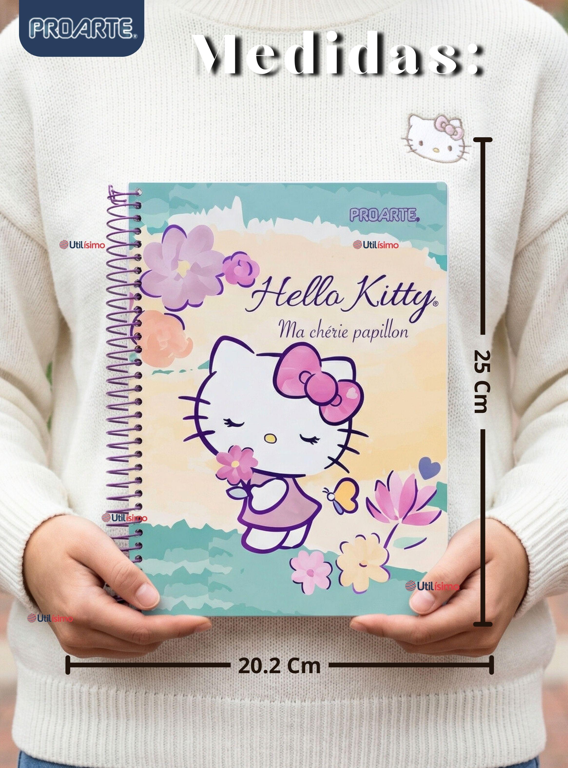 Cuaderno Universitario Hello Kitty de 150 Hojas Tapa Gruesa Proarte Diseño Surtido-3