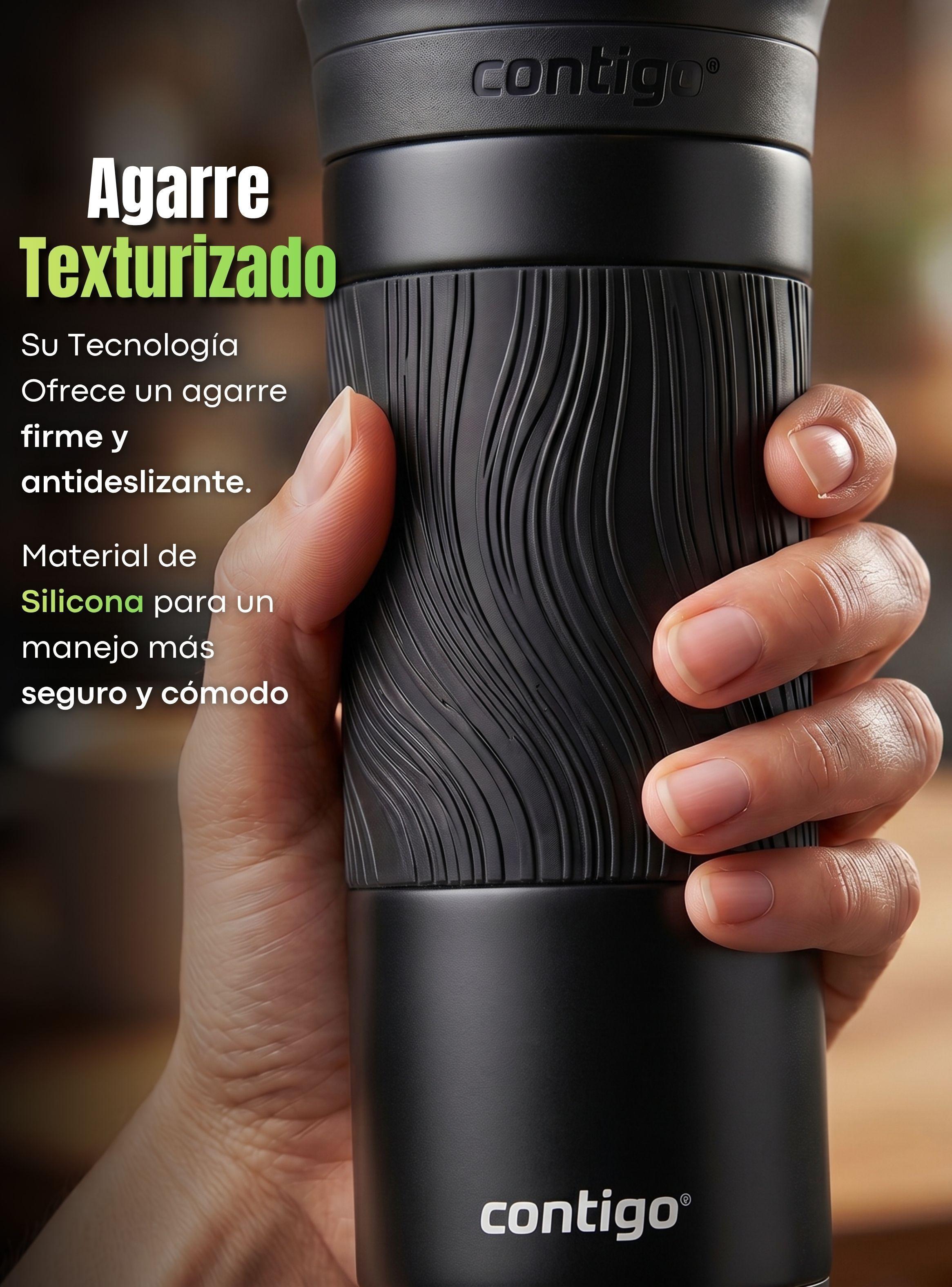 Vaso Termico Contigo Byron 2.0 Snapseal 710 ML Licorice Acero inoxidable Negro-5