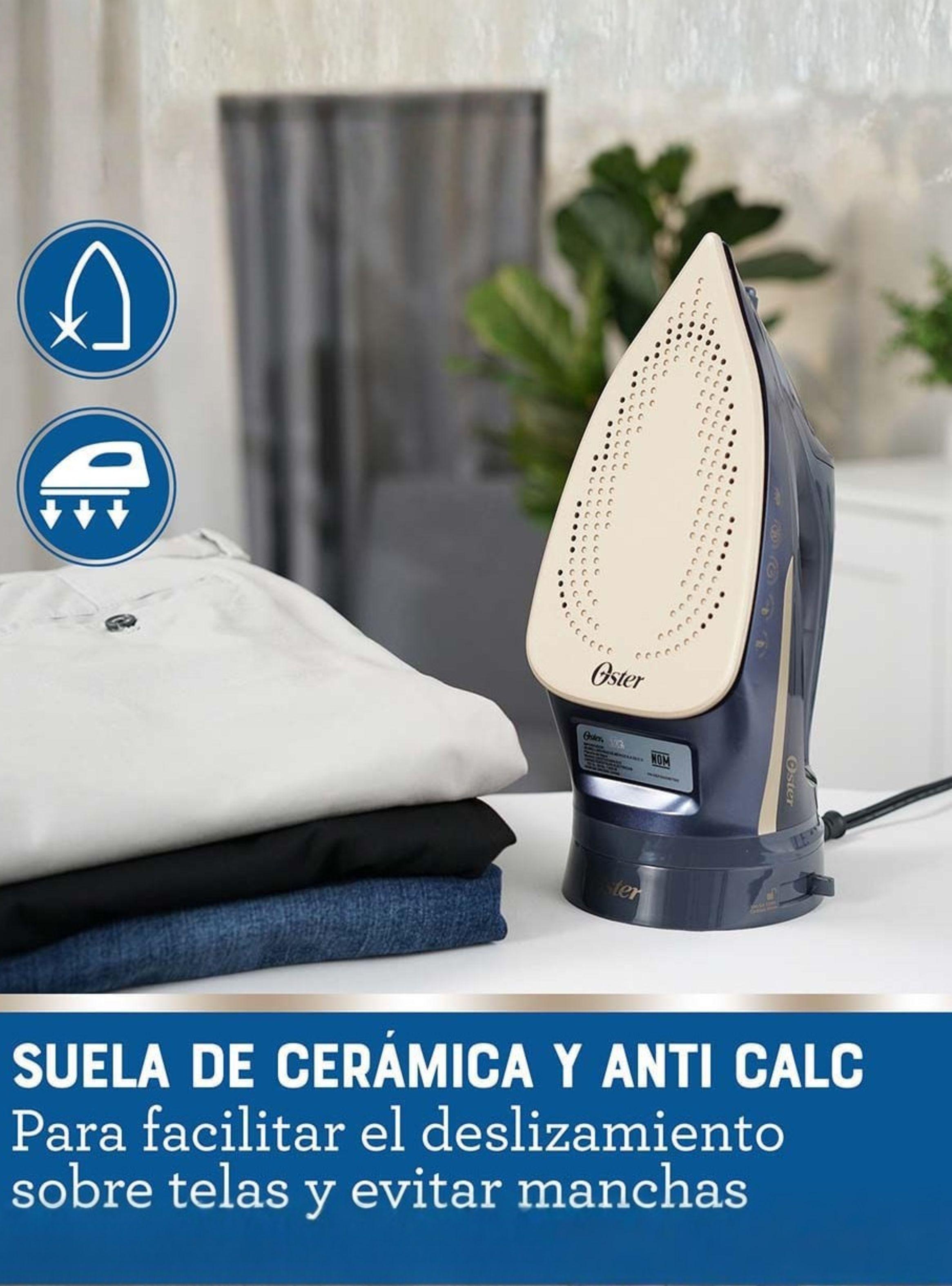 Plancha de vapor inalámbrica Oster® 2 en 1 con suela de cerámica GCSTCC5000-4
