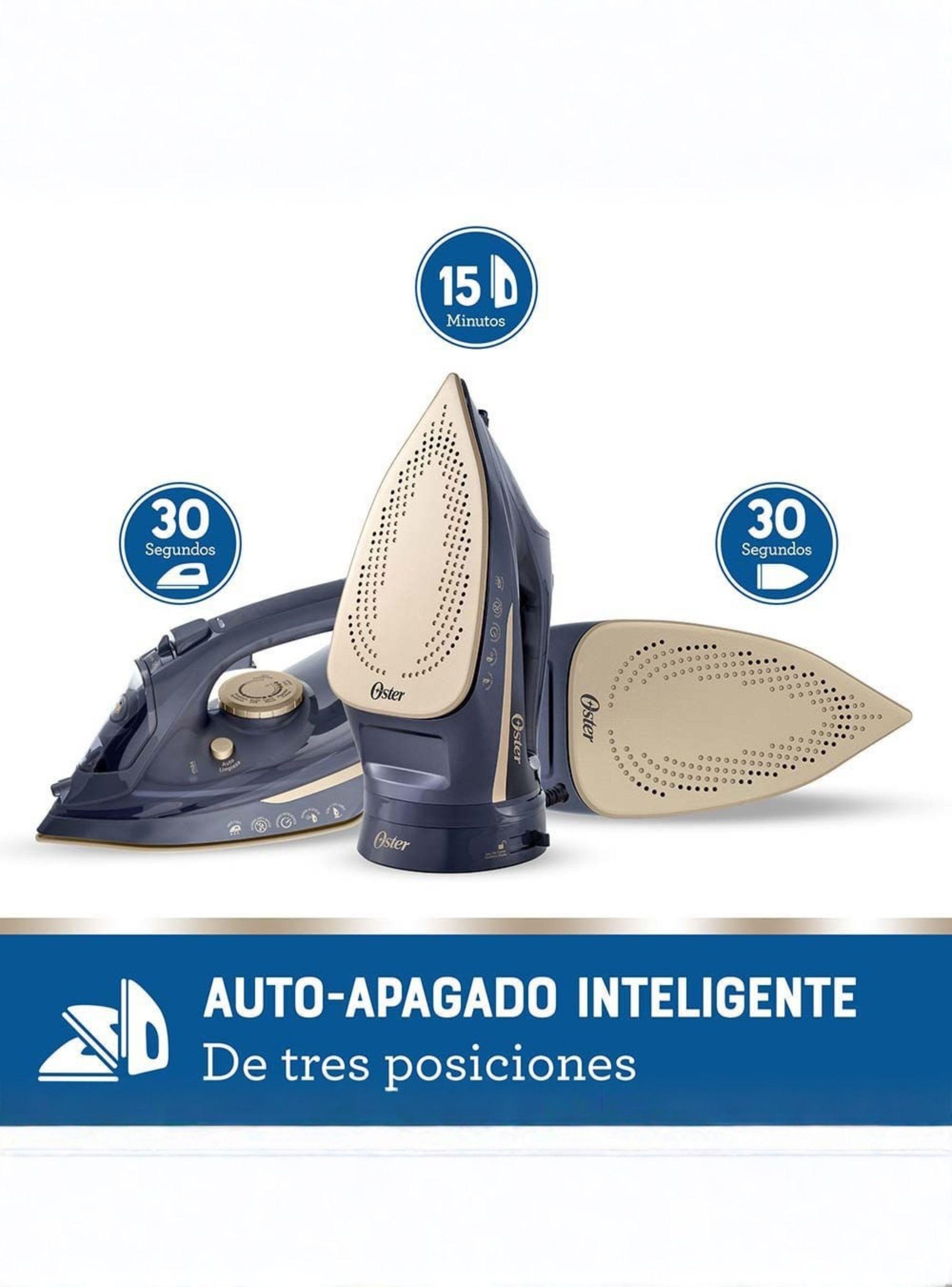 Plancha de vapor inalámbrica Oster® 2 en 1 con suela de cerámica GCSTCC5000-6
