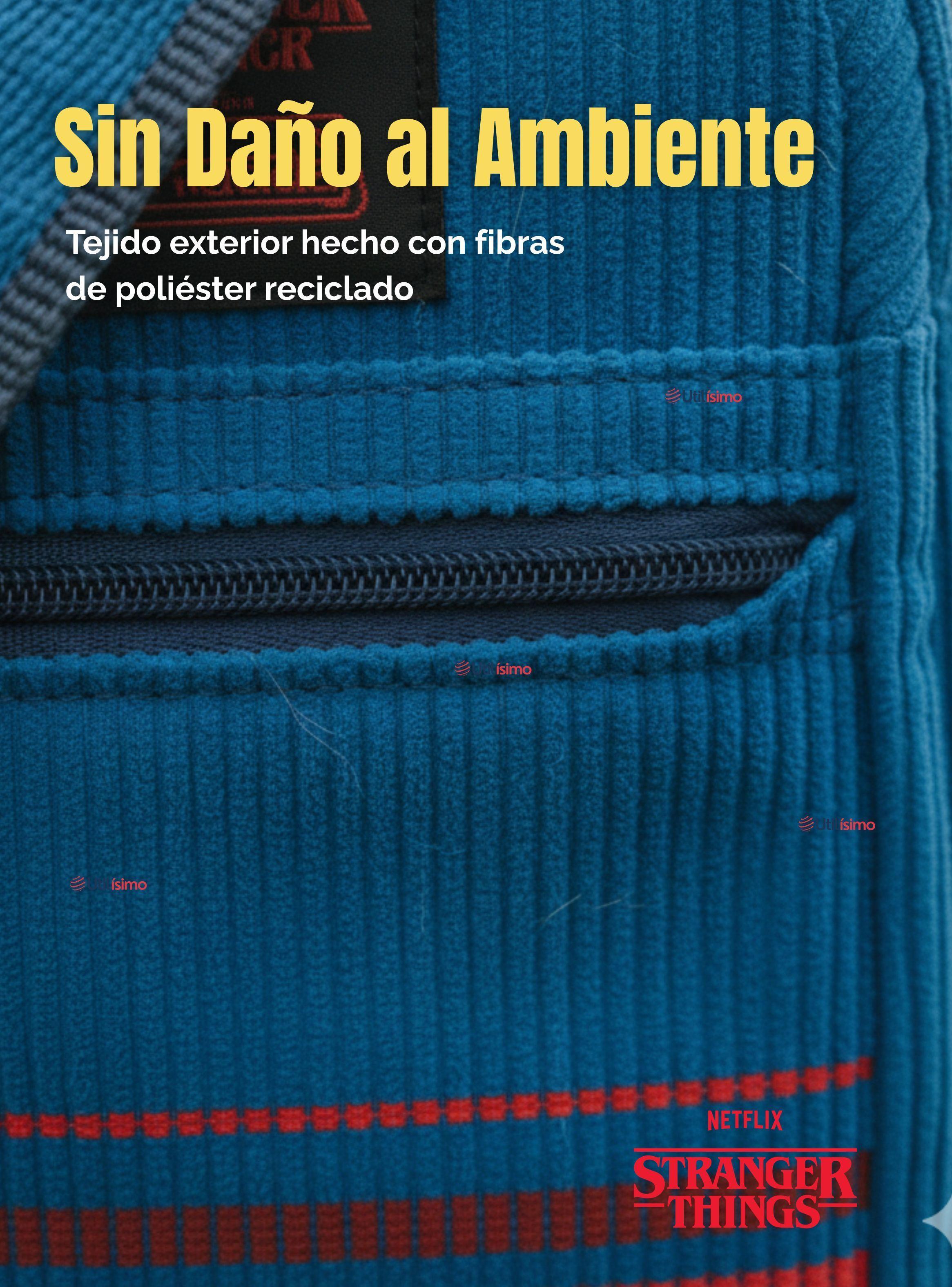 Soft Cooler Coleman Stranger Things™ de 6 Latas Bolso Mochila Color Azul-7