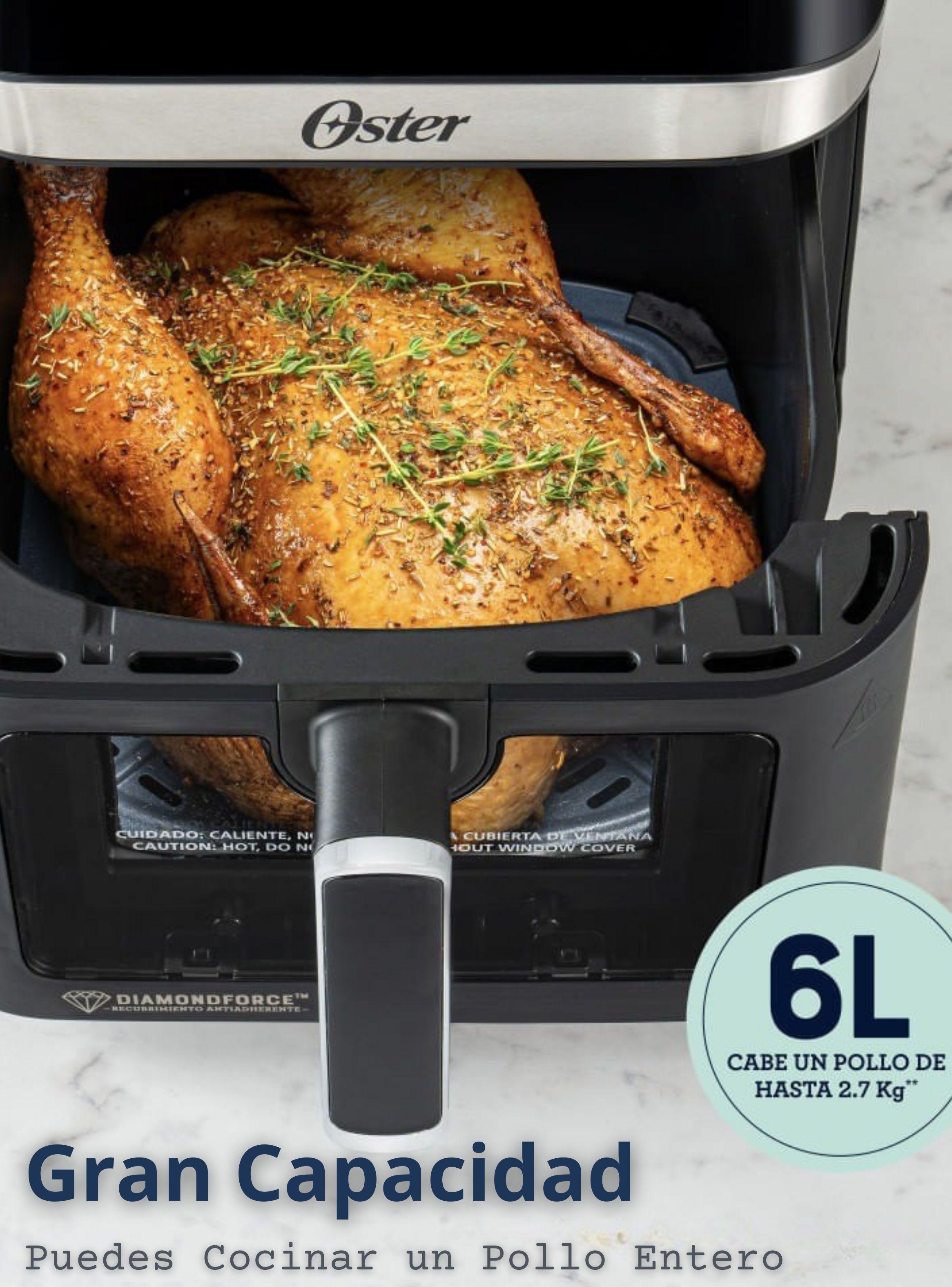 Oster® Freidora de Aire Digital, Recubrimiento Oster® DiamondForce, 6 Litros 10 Programas-3