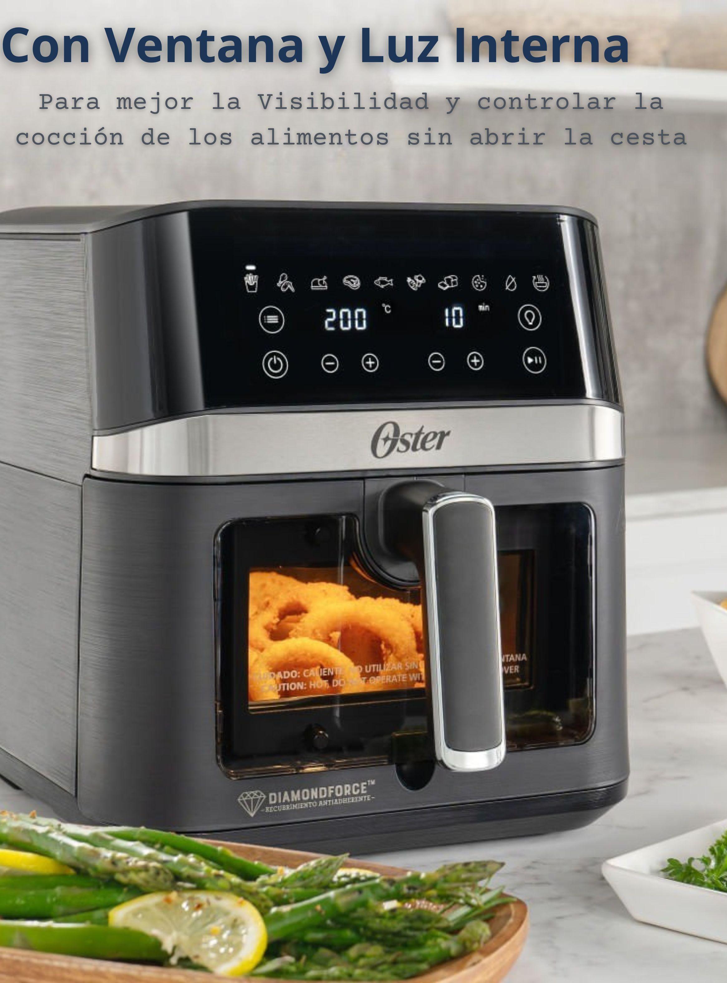 Oster® Freidora de Aire Digital, Recubrimiento Oster® DiamondForce, 6 Litros 10 Programas-4