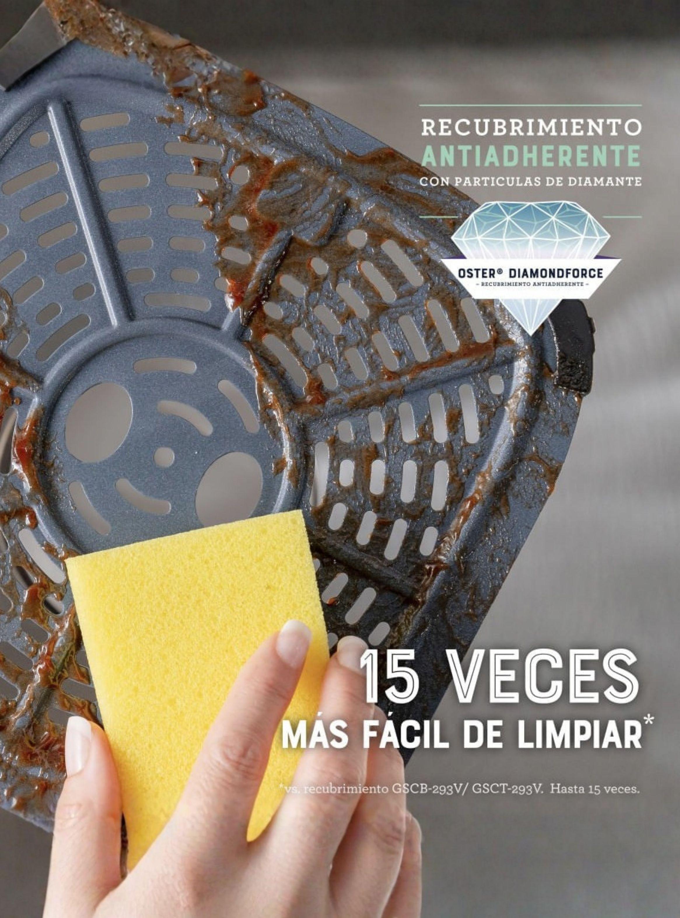 Oster® Freidora de Aire Digital, Recubrimiento Oster® DiamondForce, 6 Litros 10 Programas-5