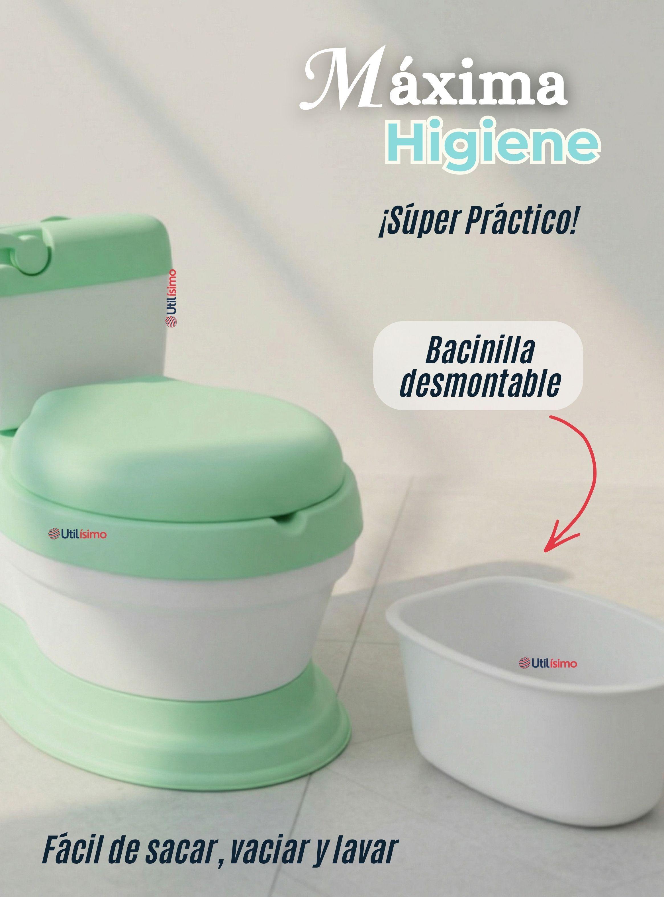 Pelela Inodoro Baño Entrenador Portátil para Niño Color Surtido Asiento Acojinado-6