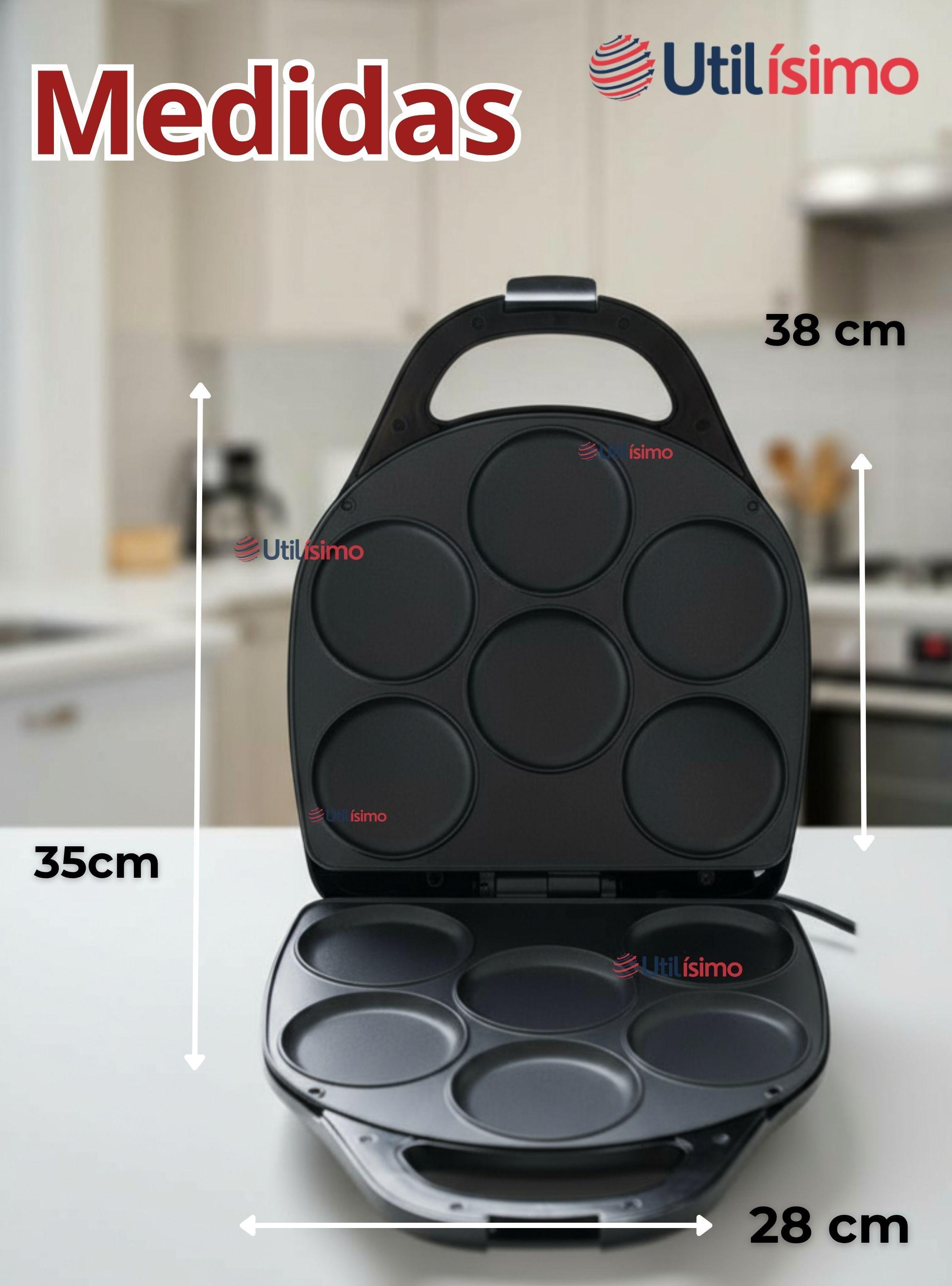 Máquina De Muffins Mini Panqueques Arepas Huevos y Pasteles Cocina -2