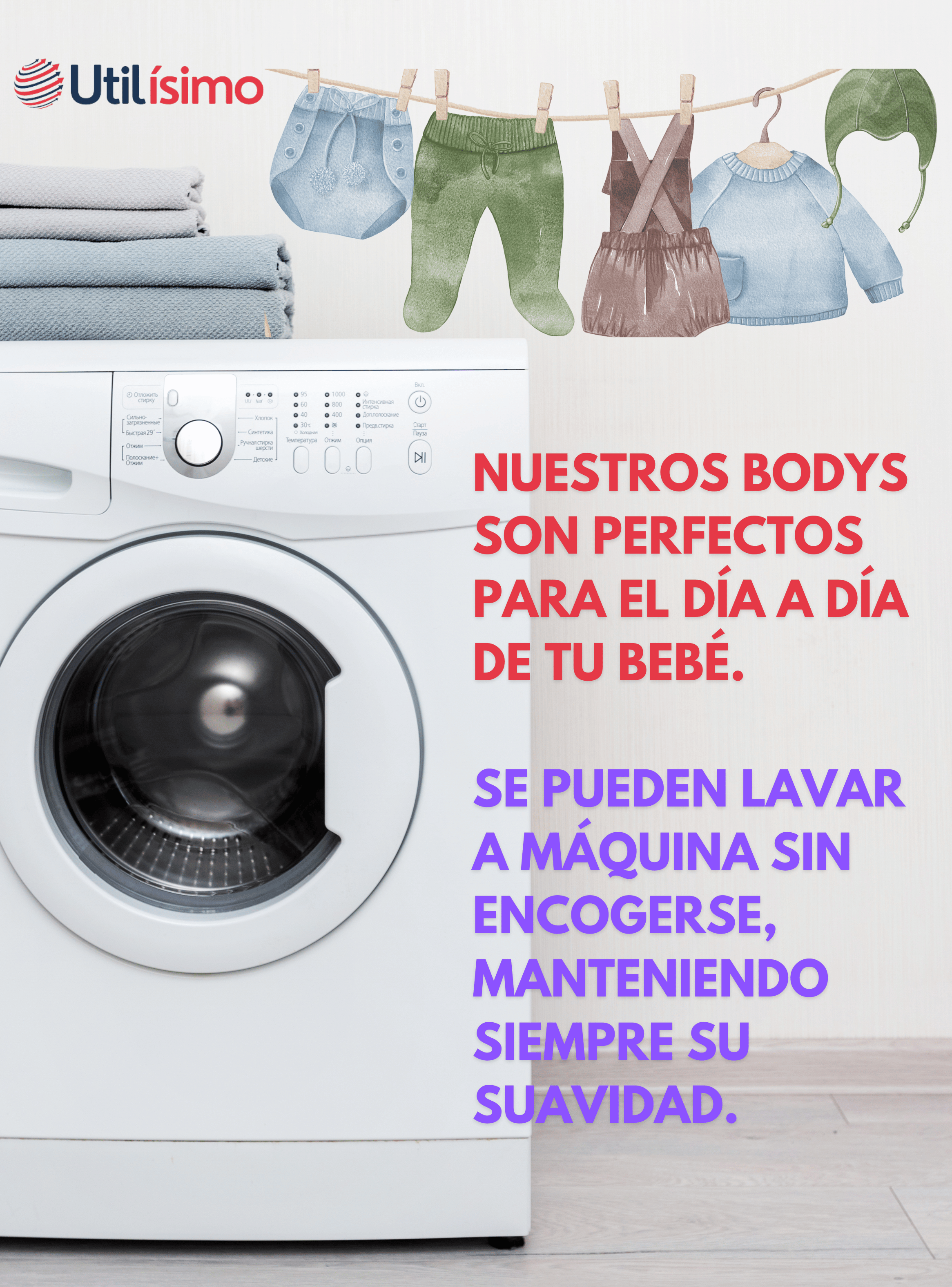 Pack 4 Bodys Bebé Niña Manga Larga Tedmimak 100% Algodón Dog Canela-4