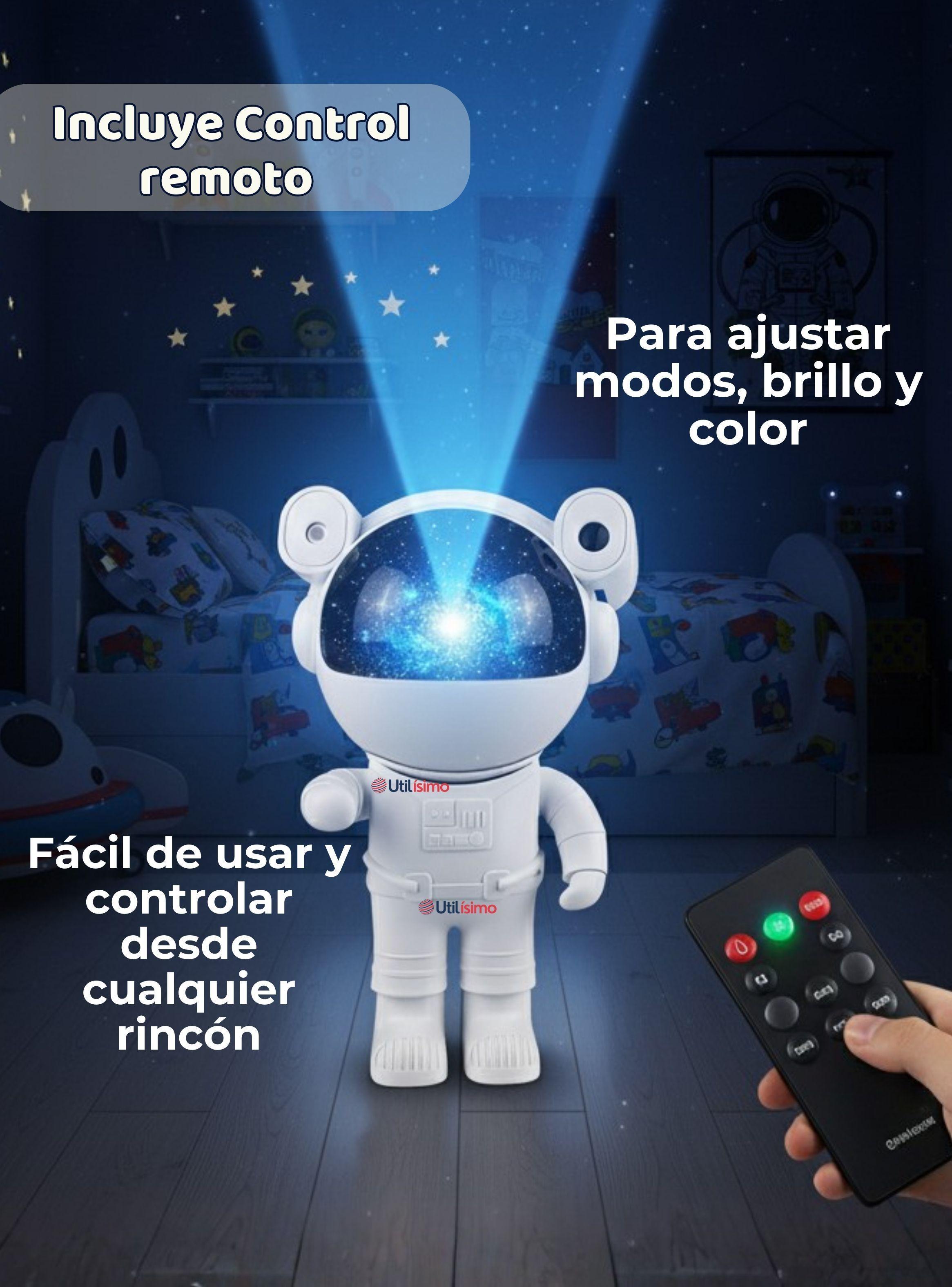 Lámpara Proyector Astronauta Galaxia Luz Led Con Bluetooth-2